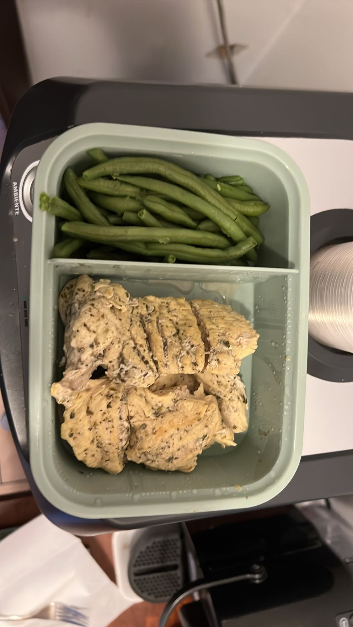 Pollo e fagiolini