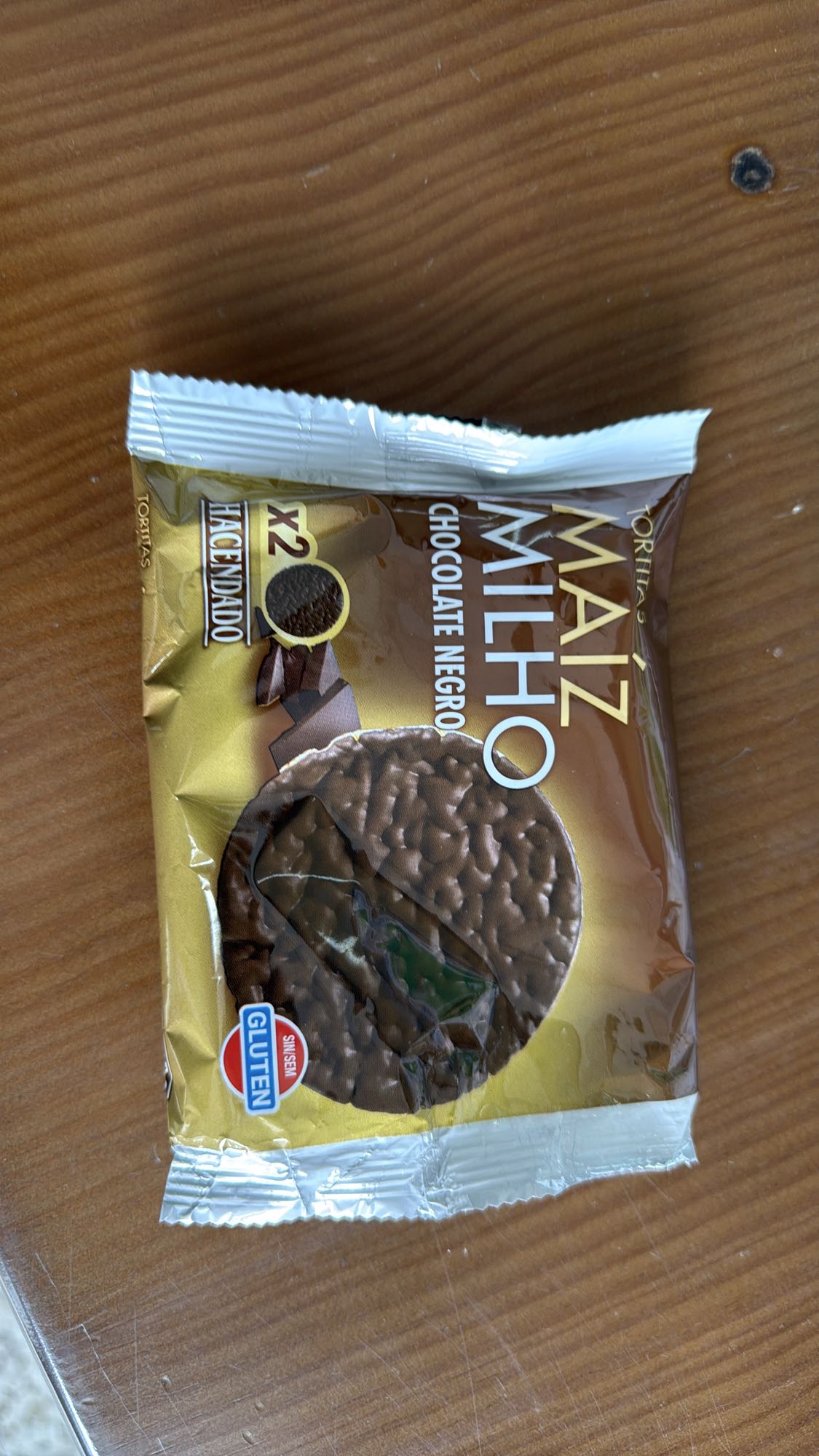 Tortitas maíz chocolate