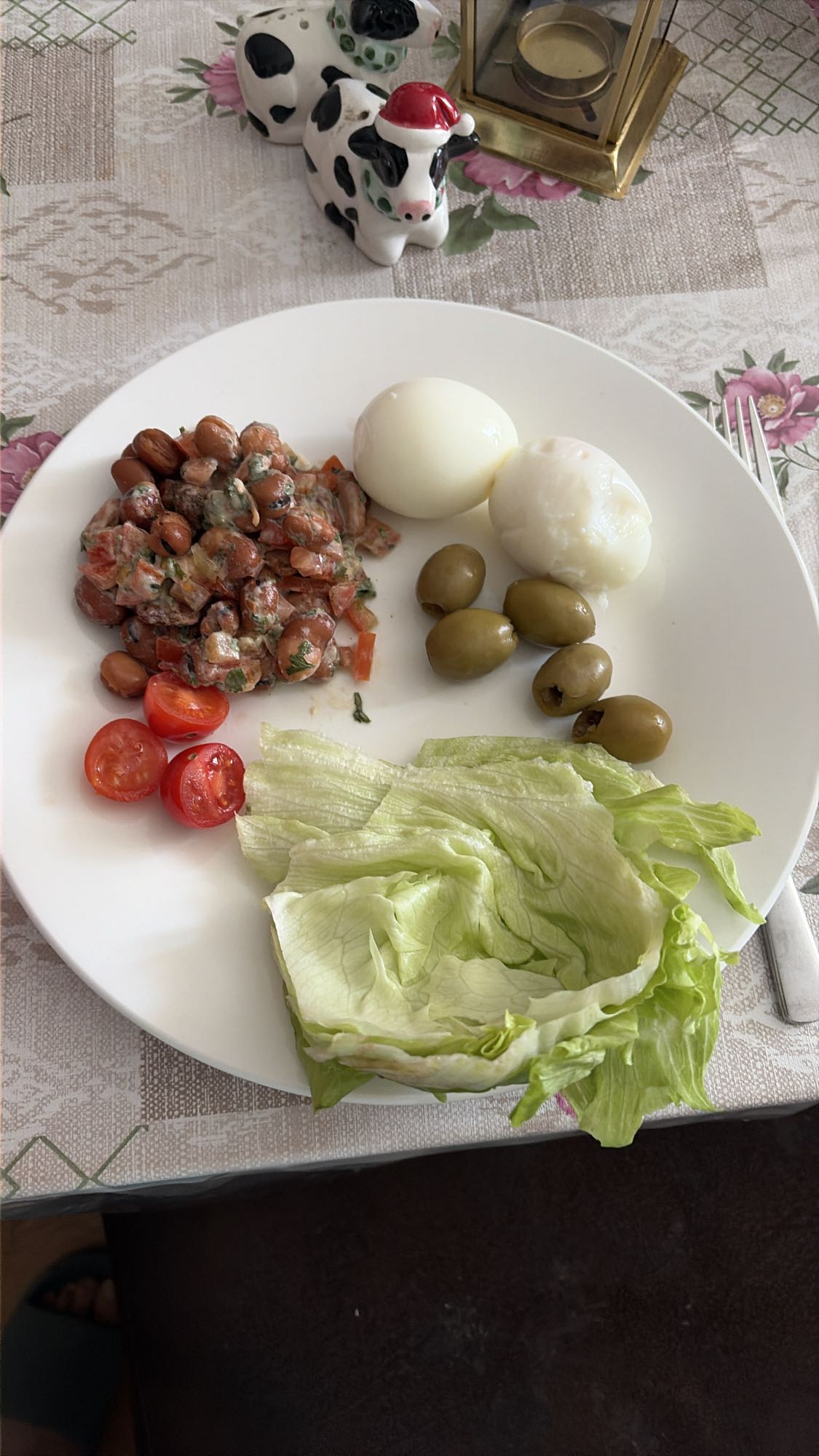 Bohnensalat mit Eiern