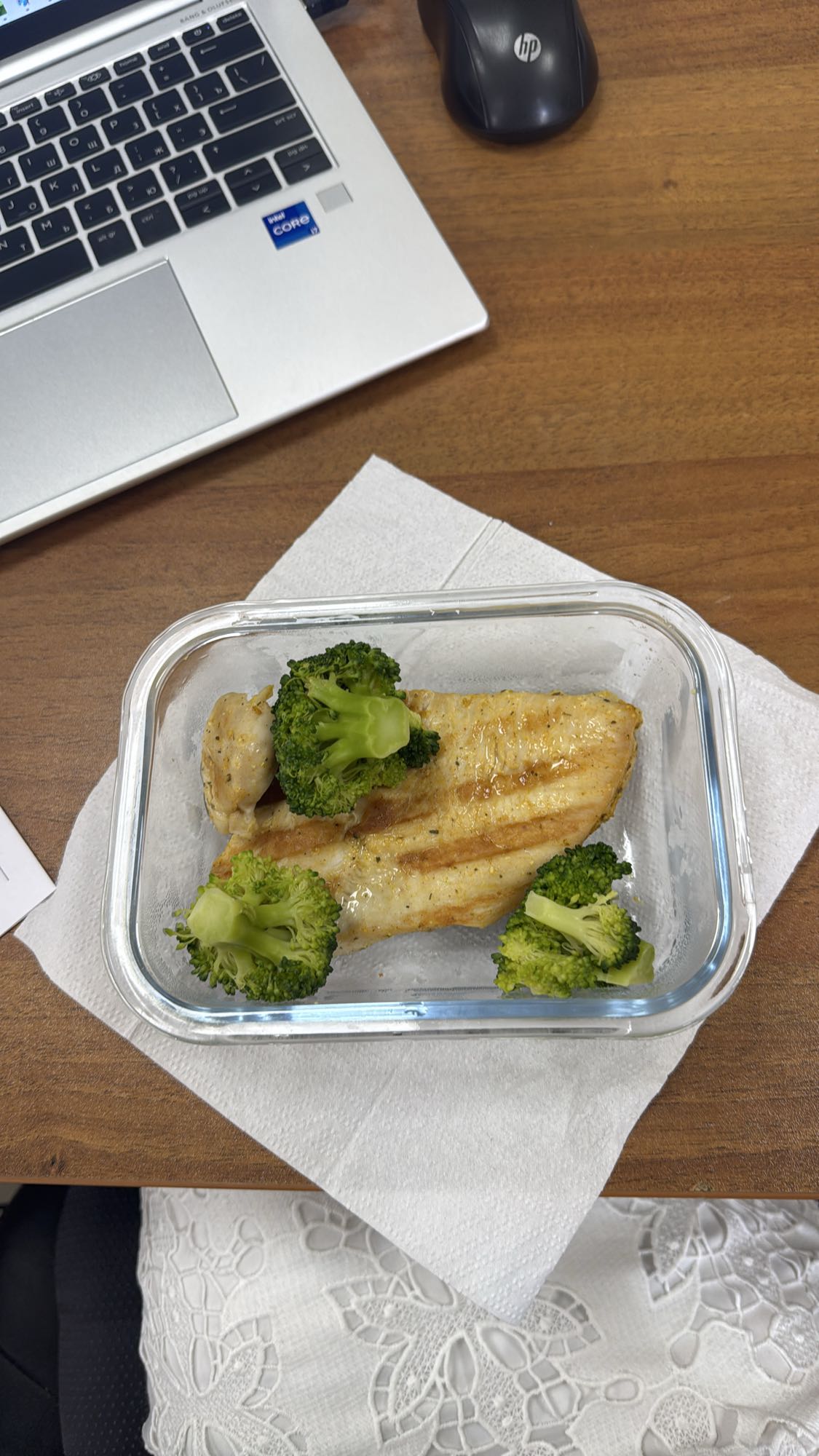 Курица с брокколи