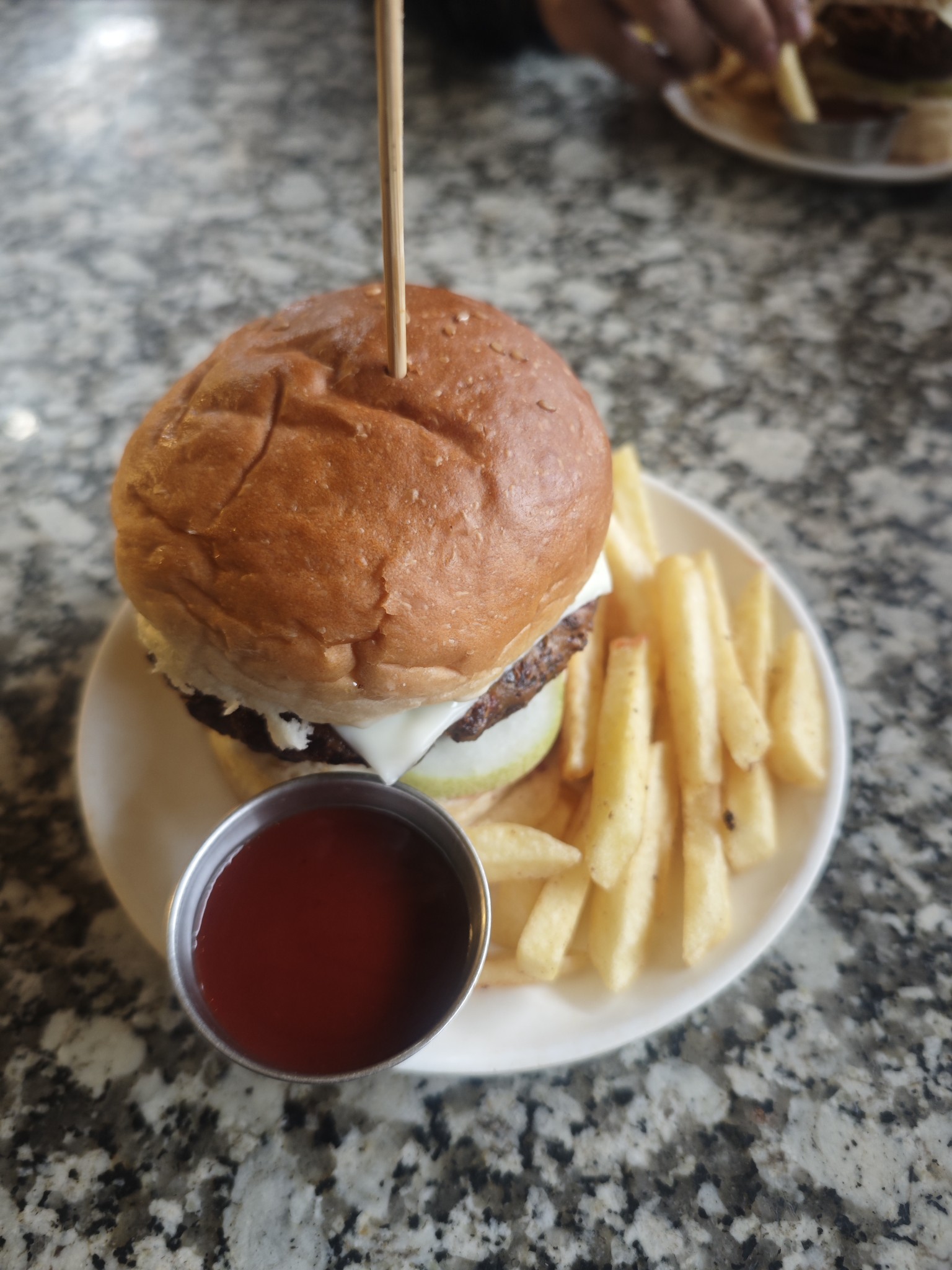 Cheeseburger and Fries