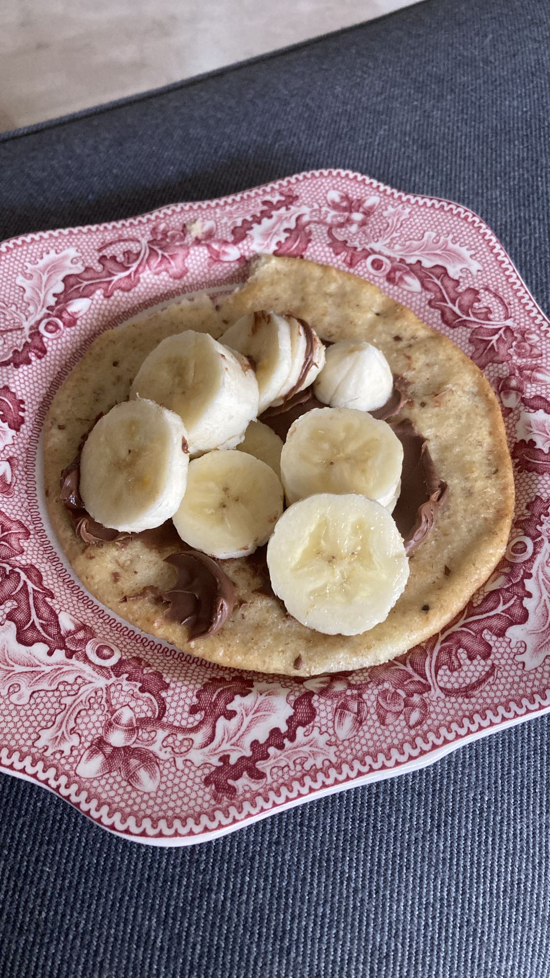 Pannkaka med banan