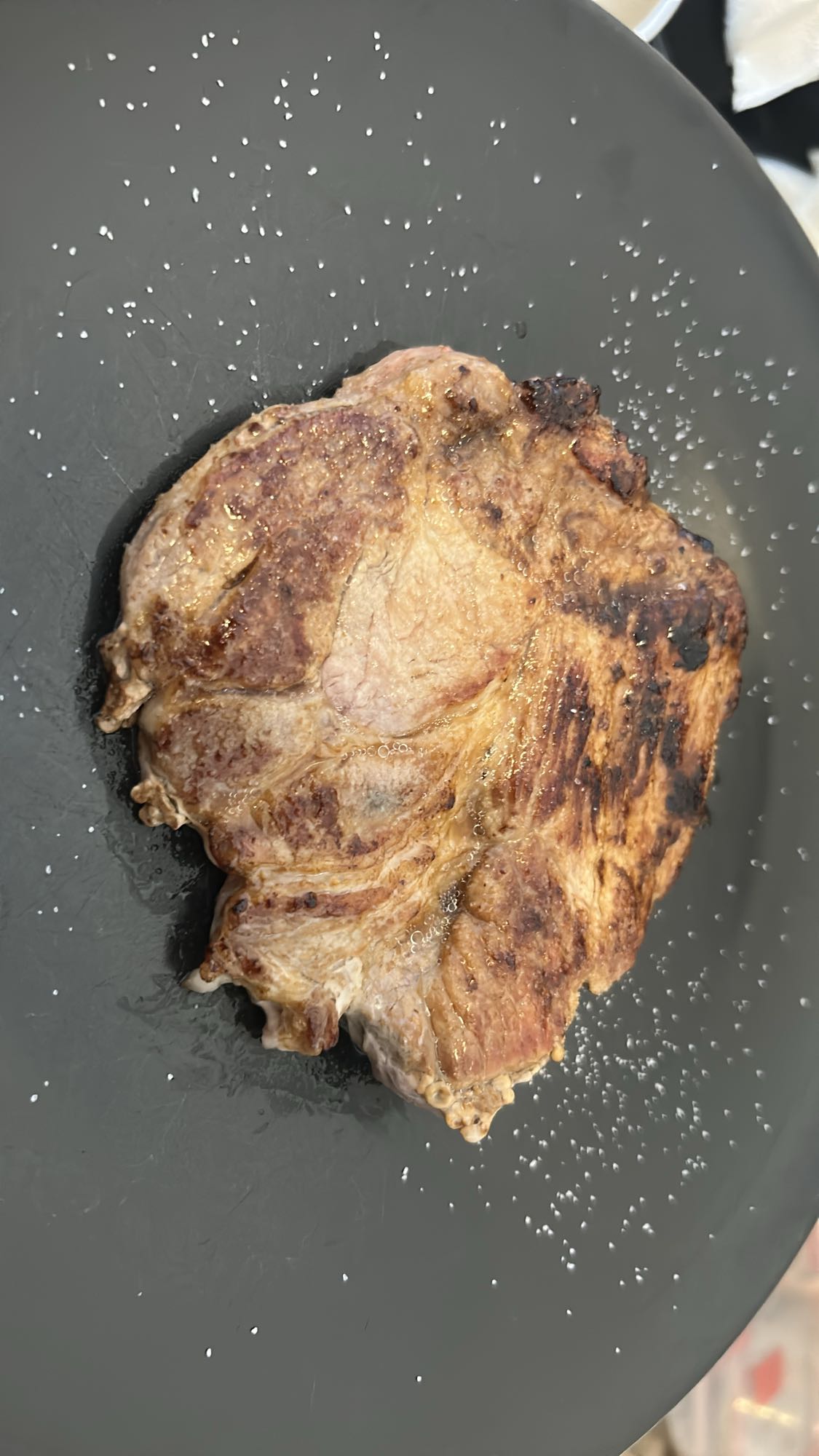 Côte de porc grillée