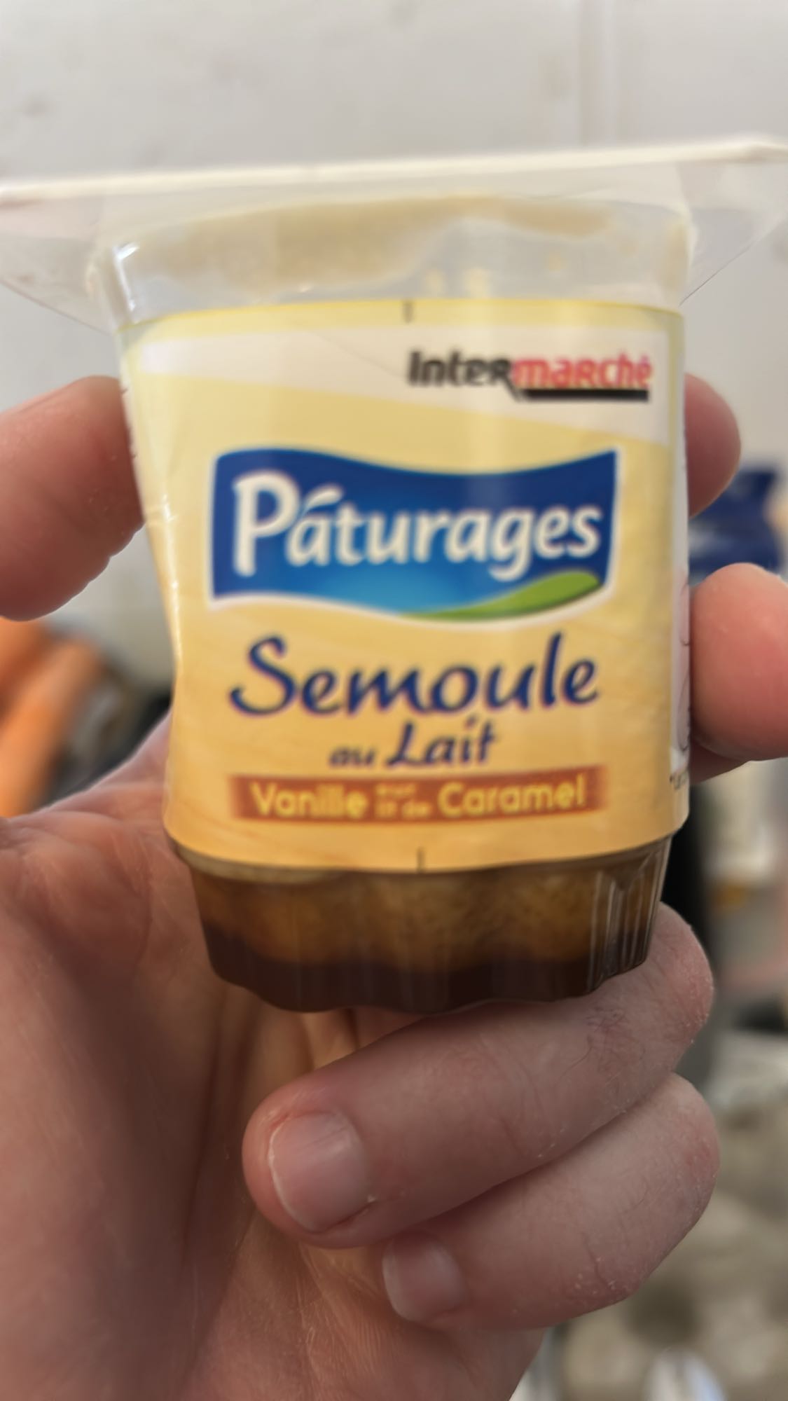 Semoule au lait vanille