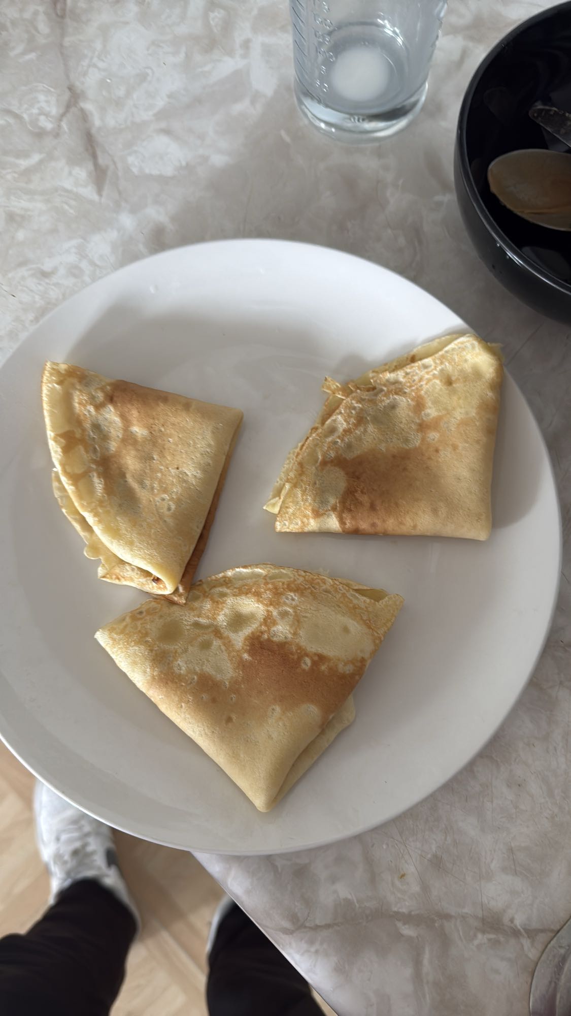 Crêpes pliées