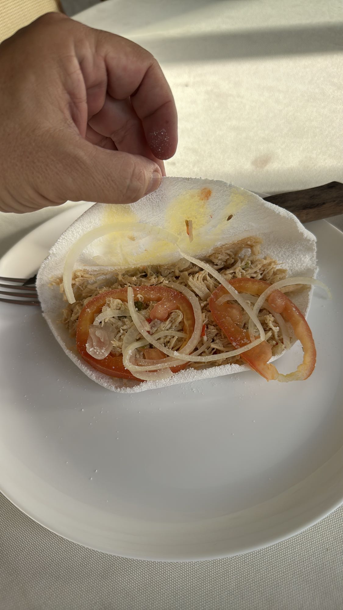 Tapioca com frango