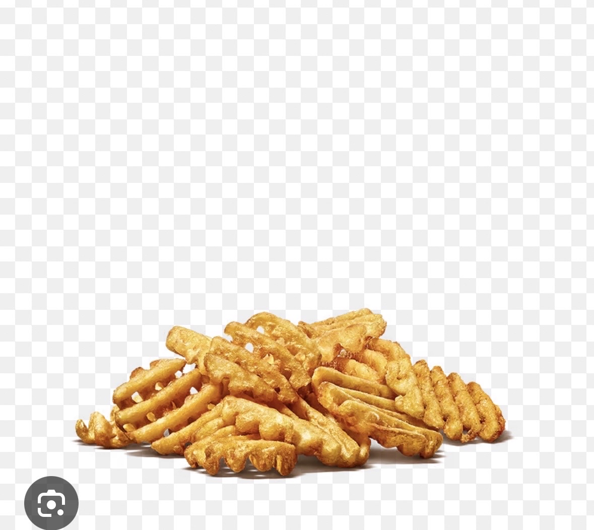 Frites gaufrées
