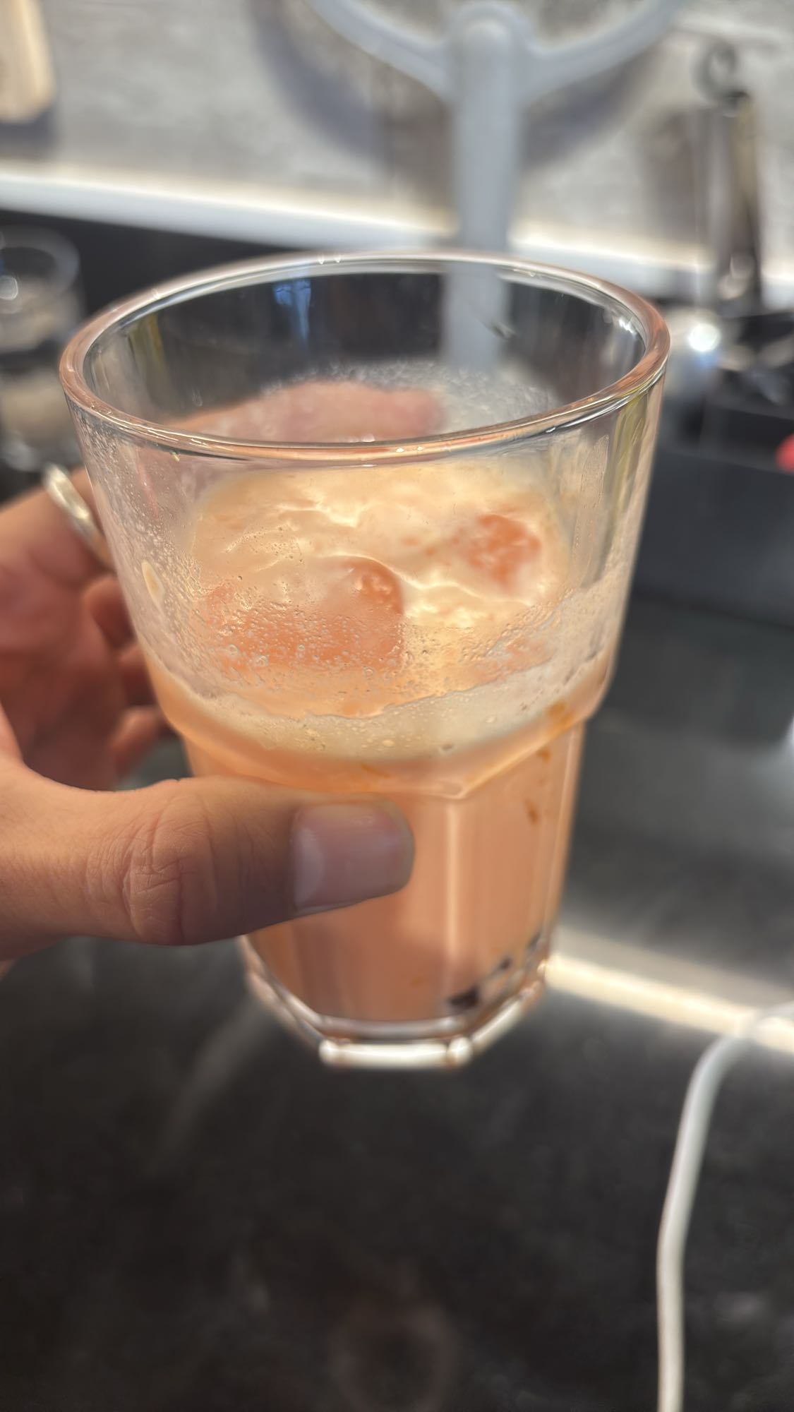 Iced Strawberry Milk Tea