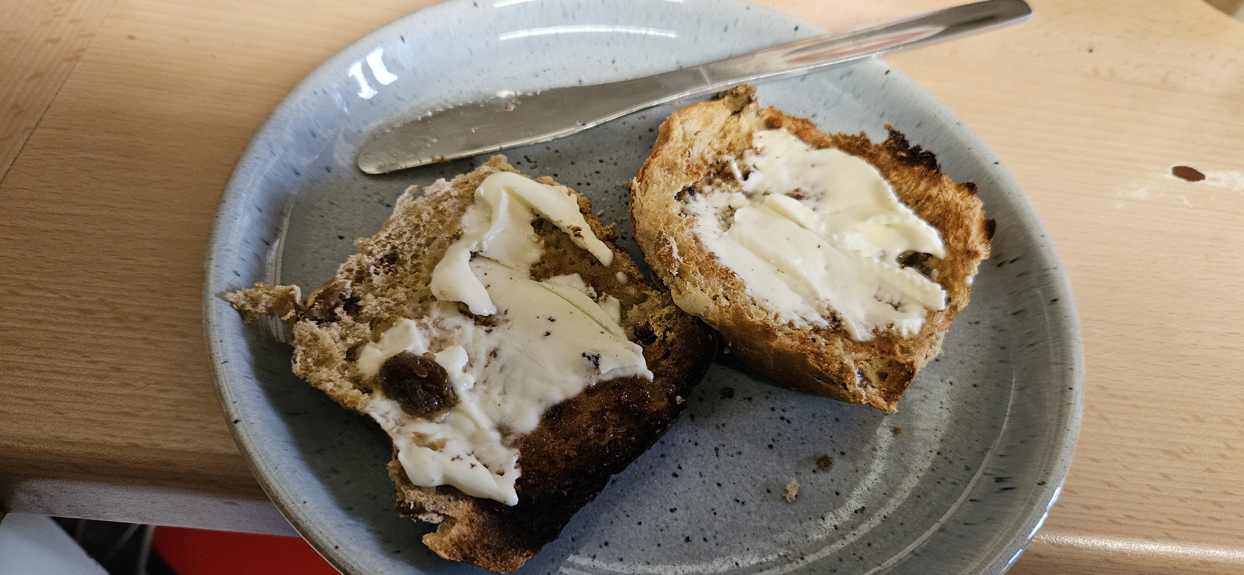 Fruit Bread with Butter
