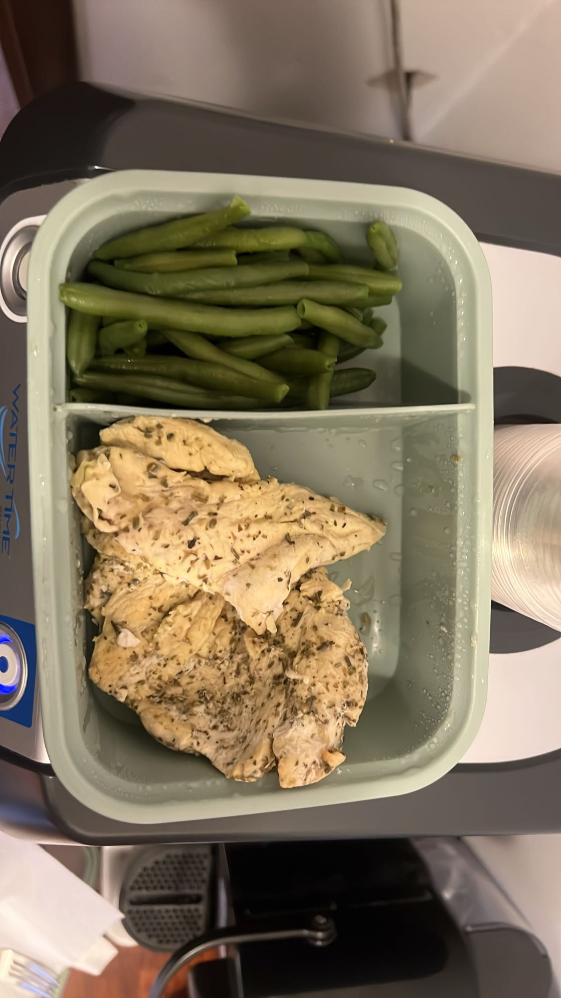 Pollo e fagiolini