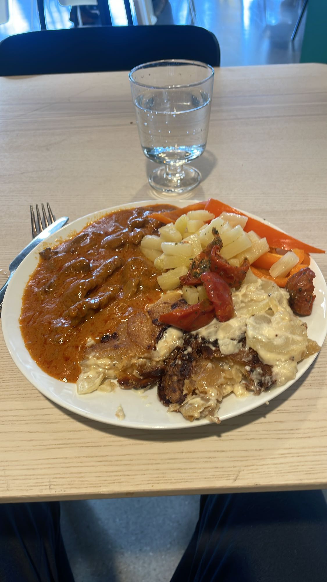 Kyckling med gratäng