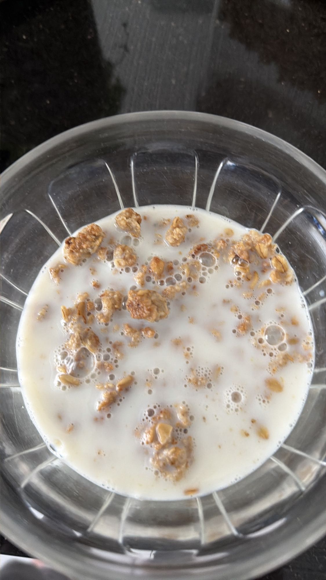 Muesli mit Milch
