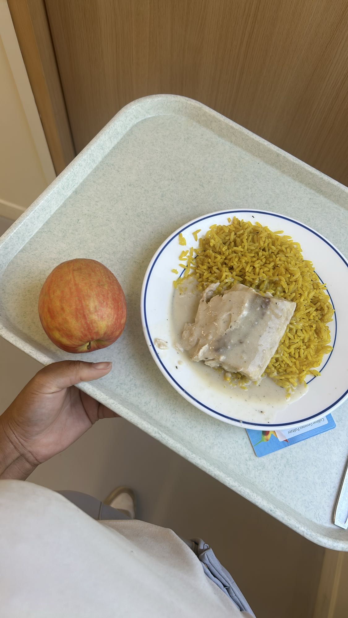 Riz jaune poulet pomme