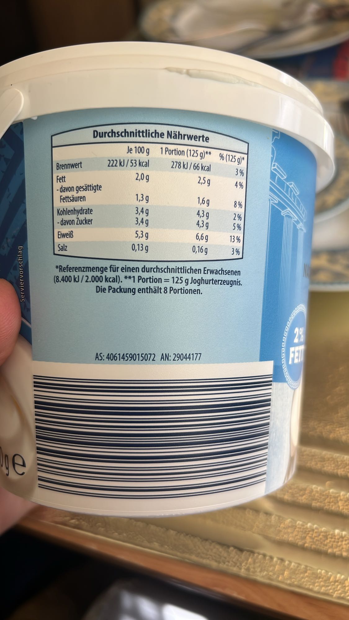 Naturjoghurt