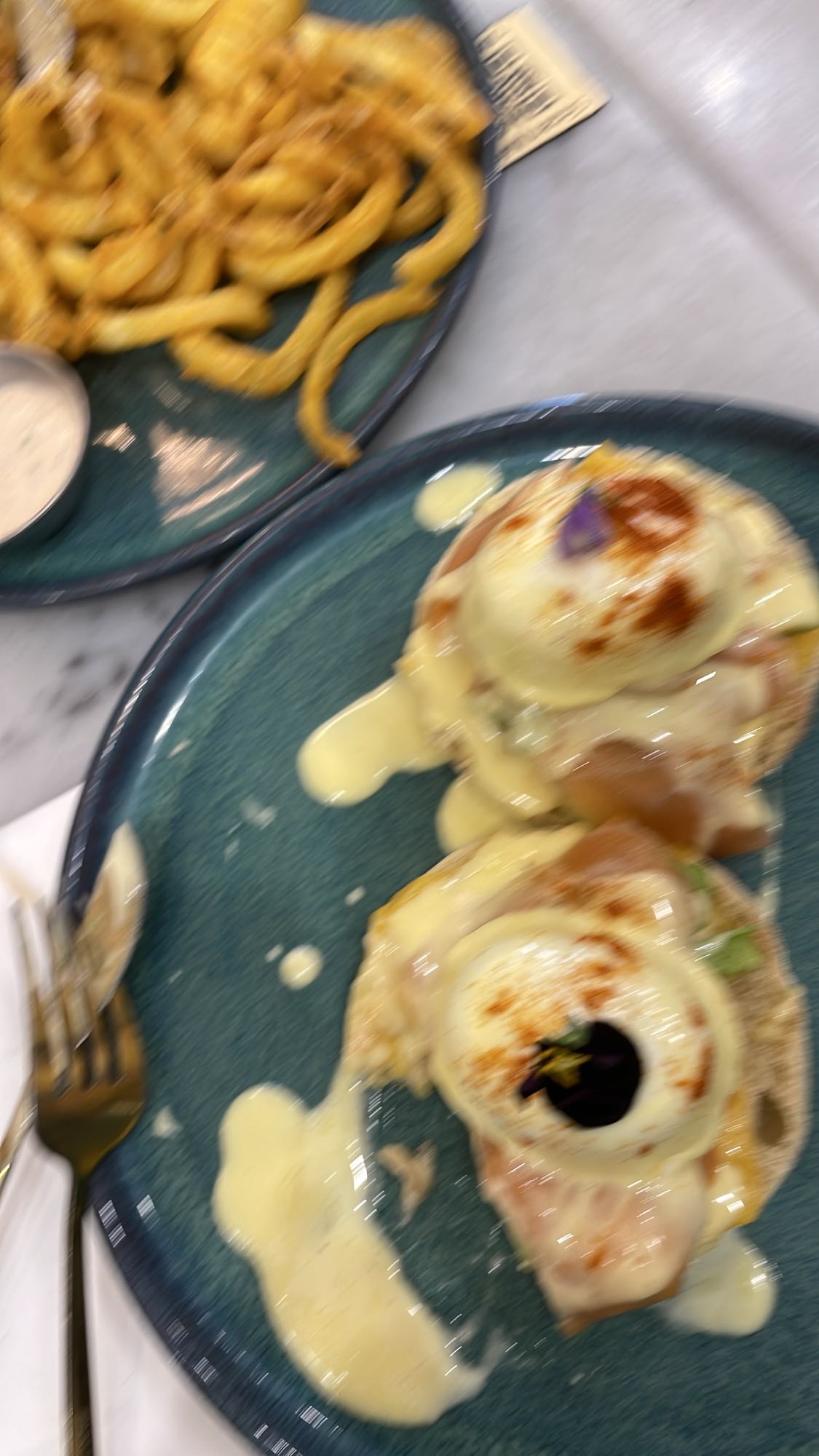 Oeufs bénédicte au saumon