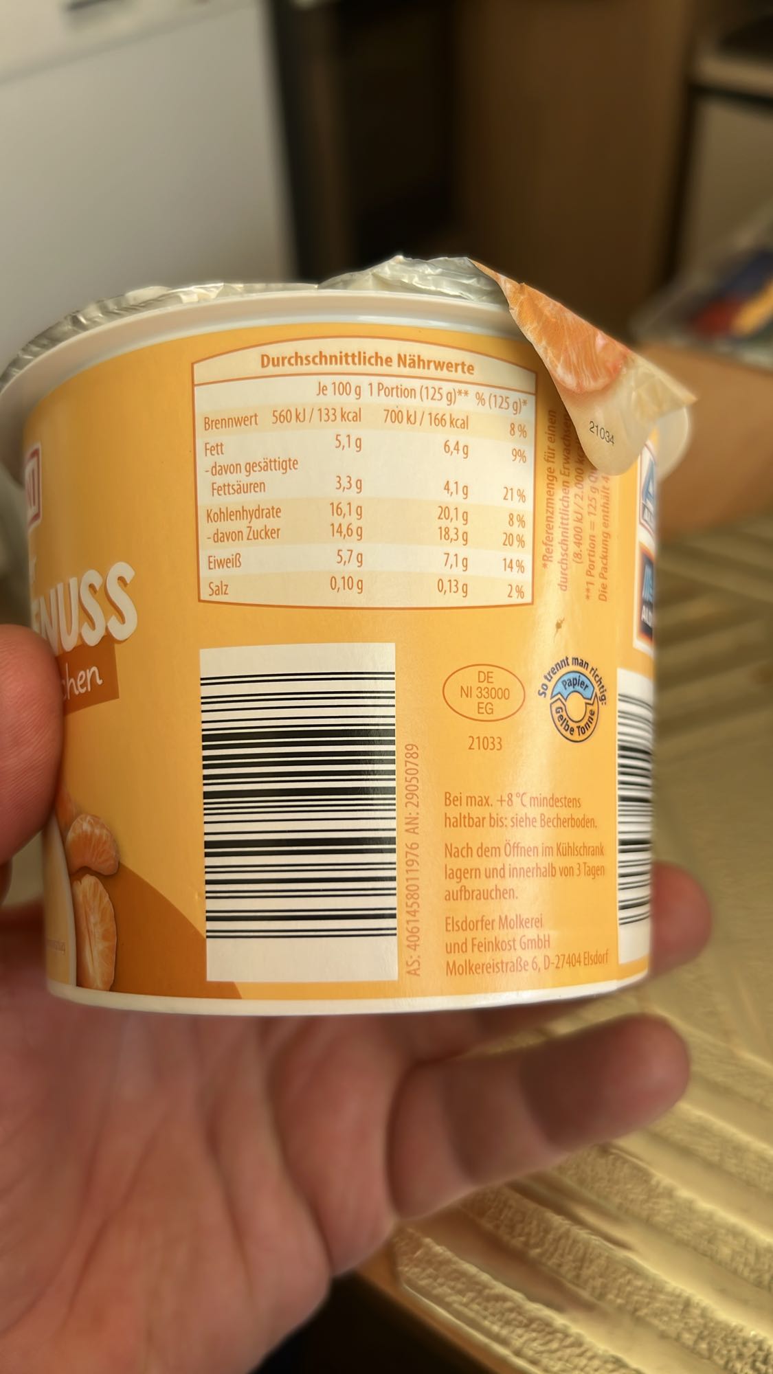 Mandarinenjoghurt
