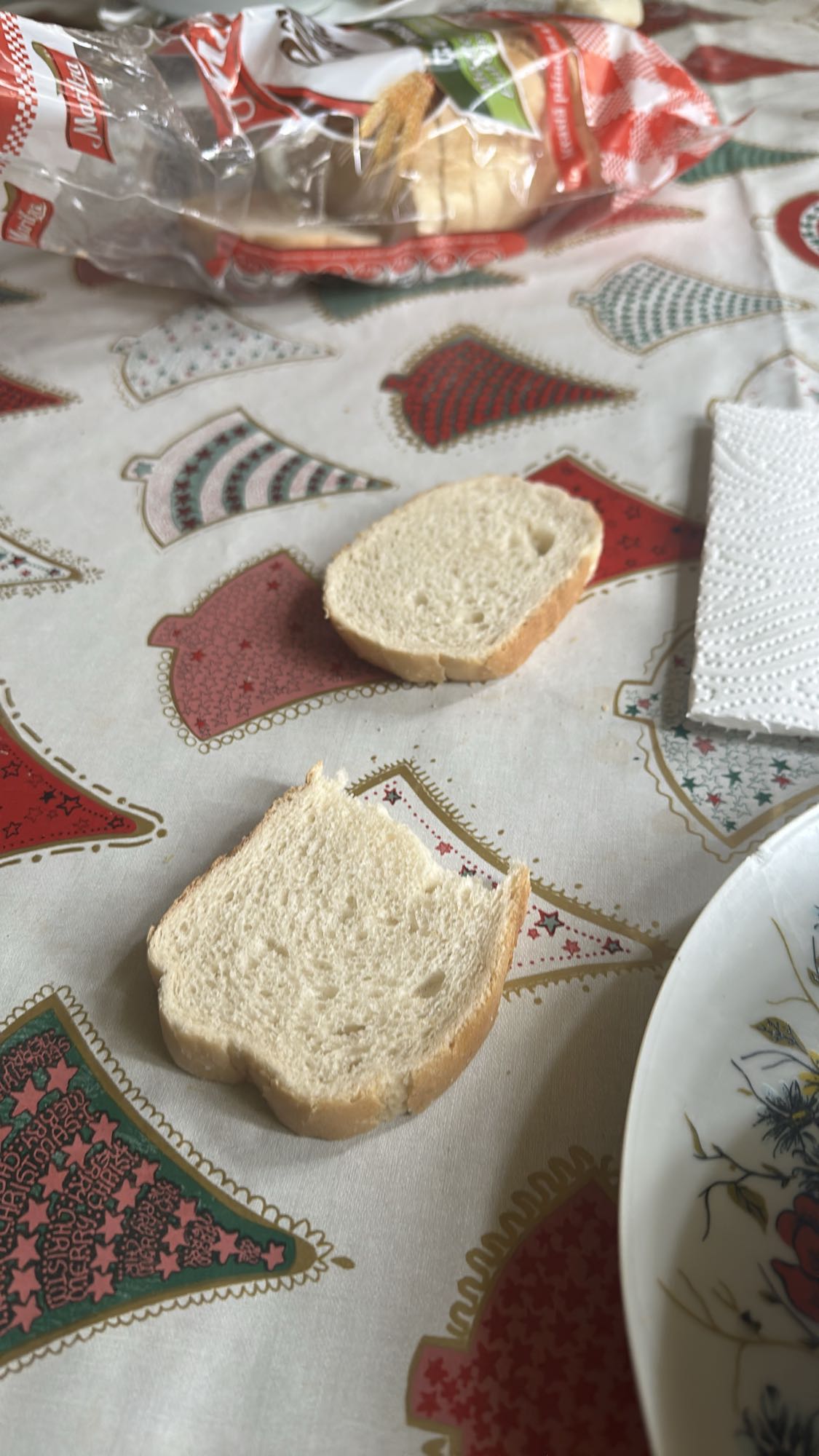White Bread Slices