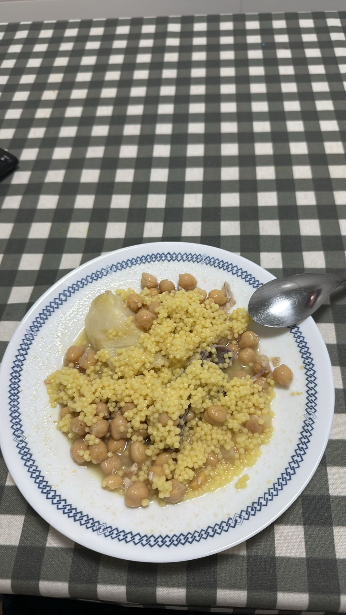 cuscús con garbanzos