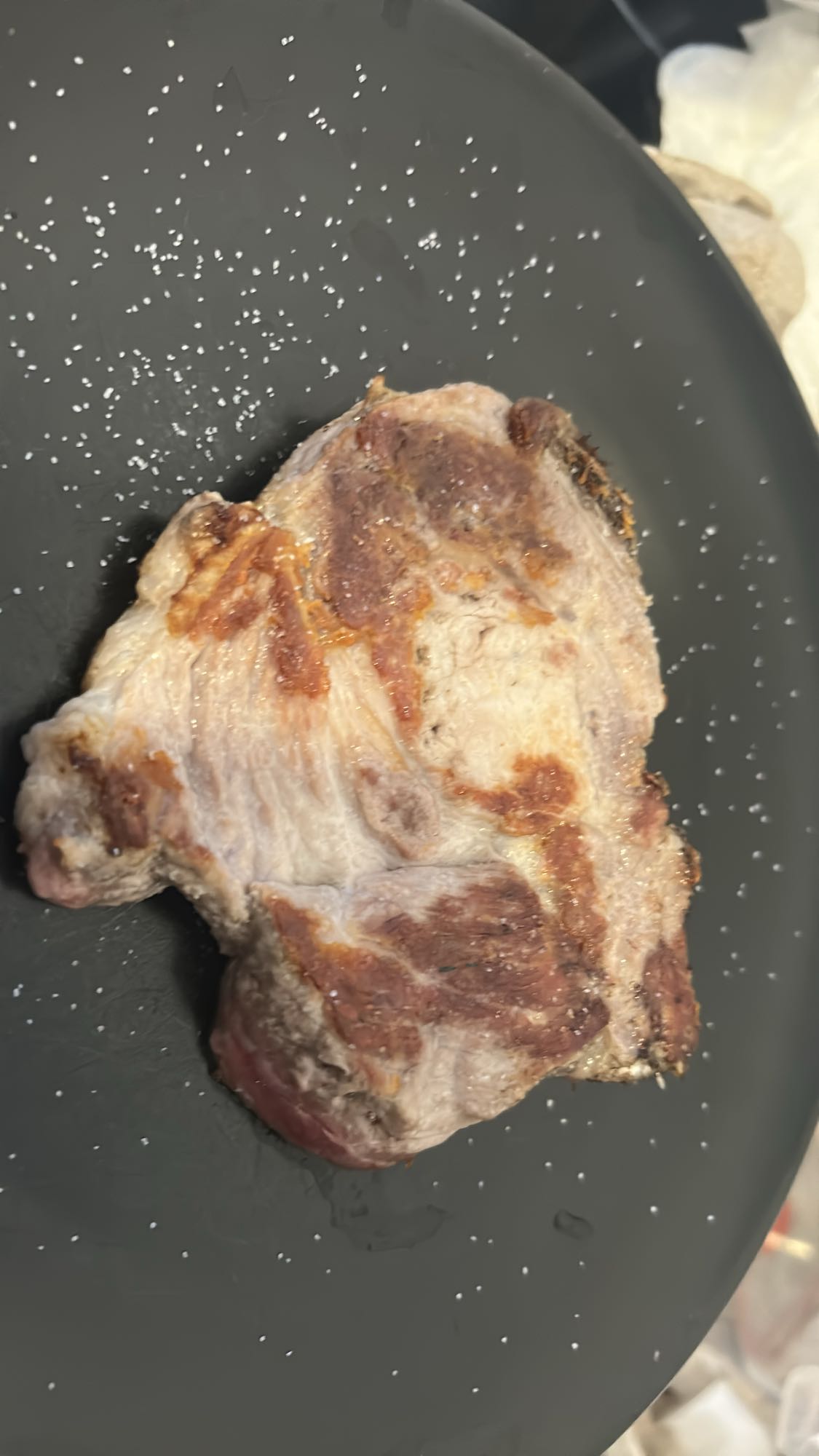 Côte de porc grillée