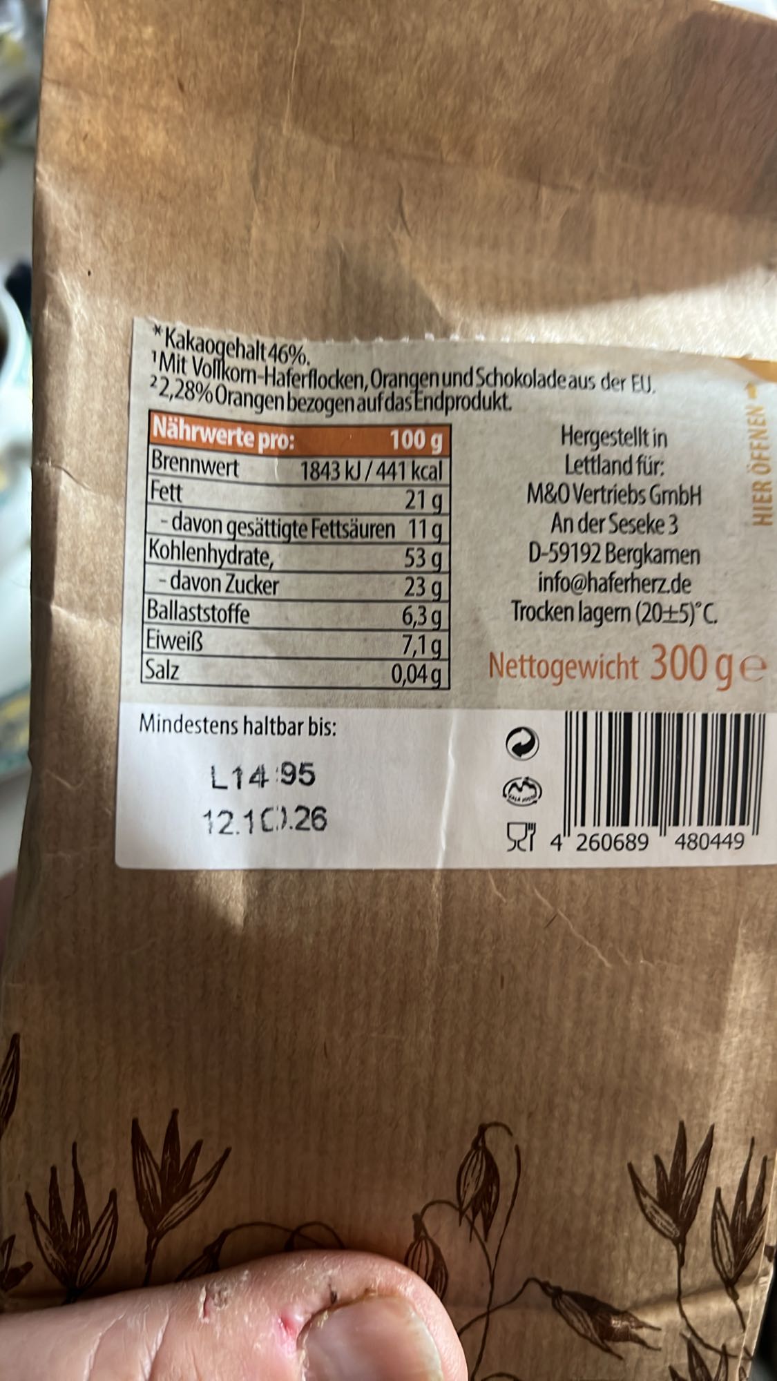 Schoko-Orangen-Müsli