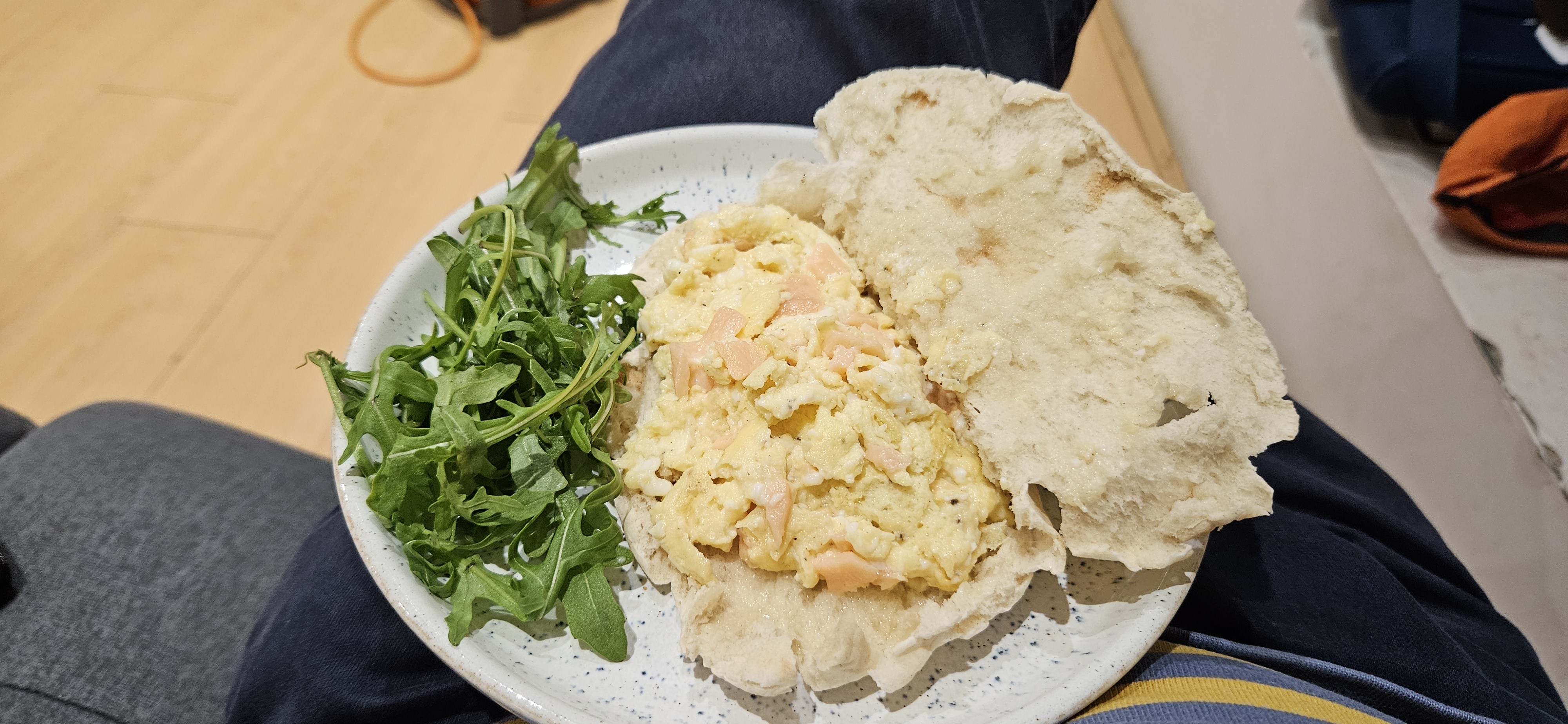 Scrambled Egg Flatbread
