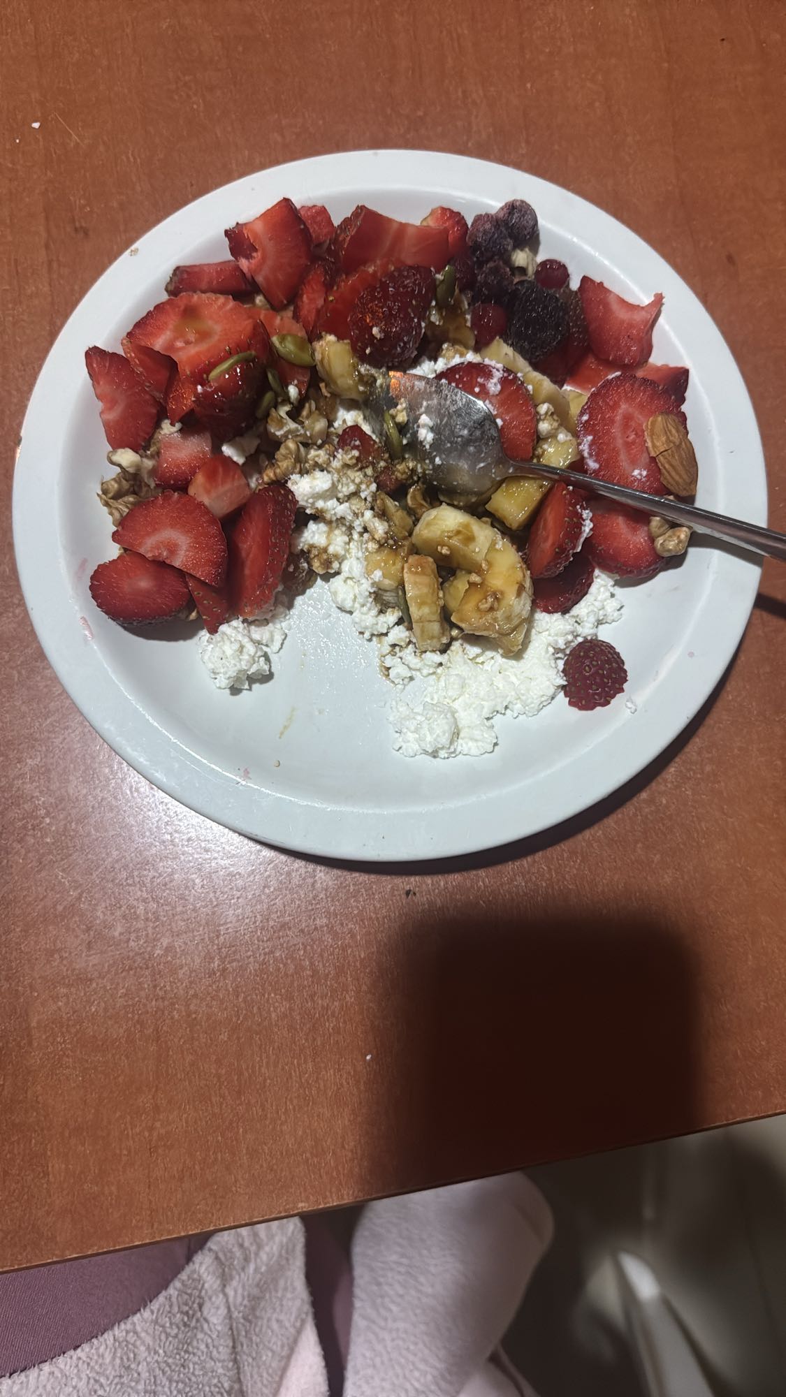 Cottage Cheese Fruit Bowl