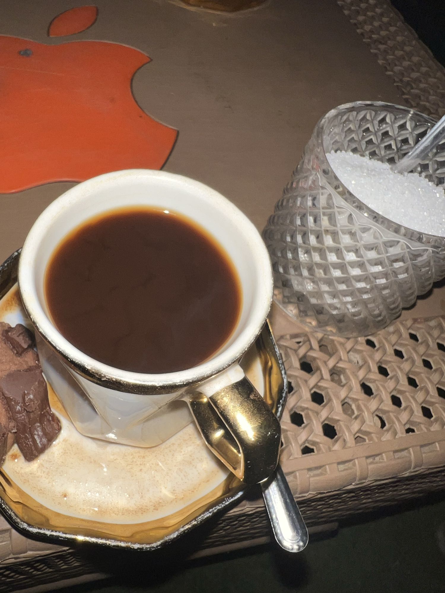 Black Coffee with Sugar