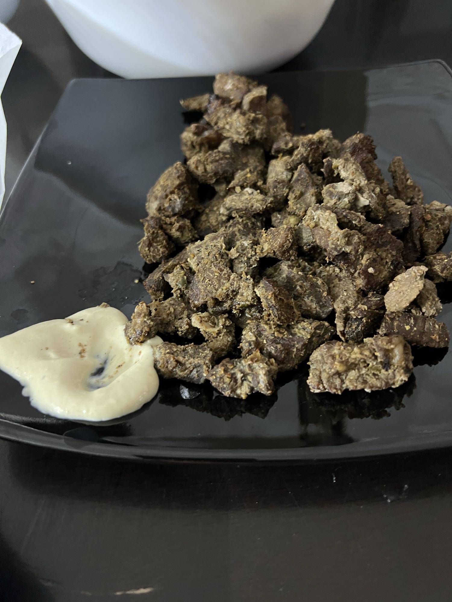 Fried Liver with Sauce