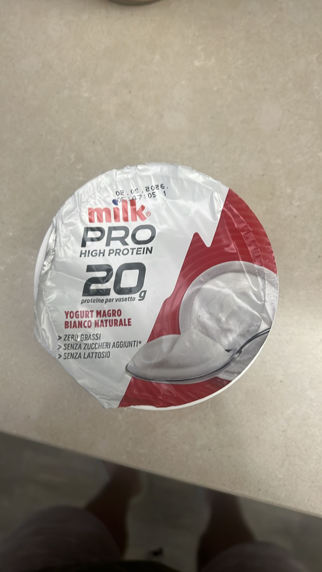 Yogurt proteico bianco