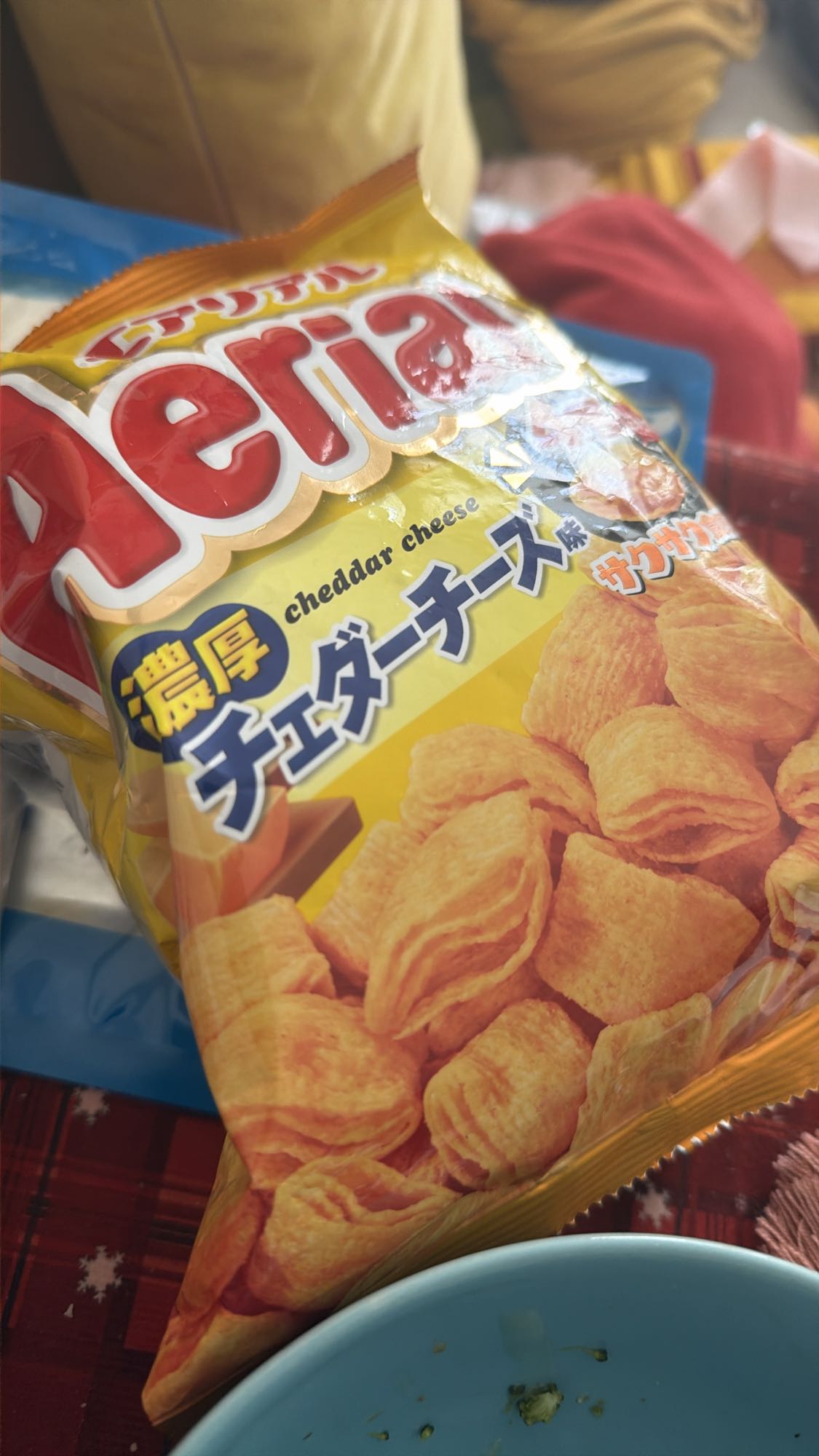 Snack al cheddar