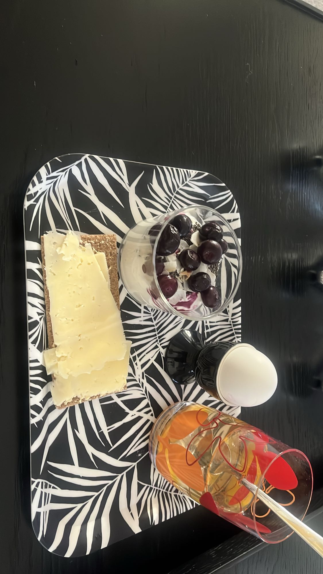 Finn Crisp med ost, kvarg och kreatin