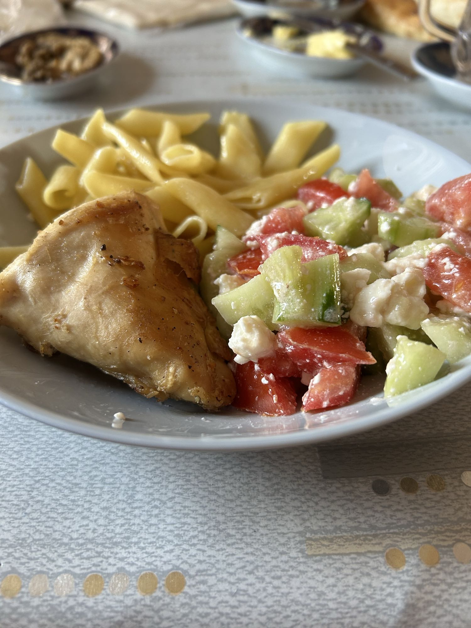 Chicken Pasta Salad Plate