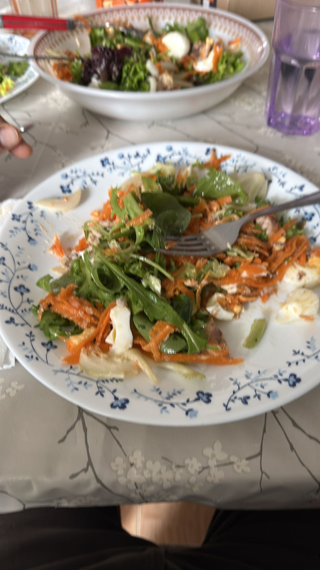ensalada con huevo