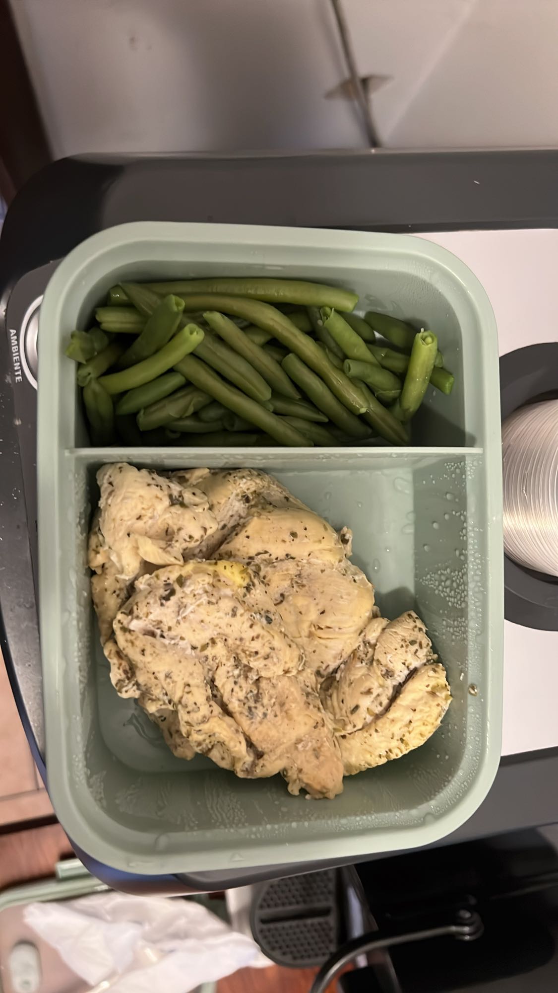 Pollo e fagiolini
