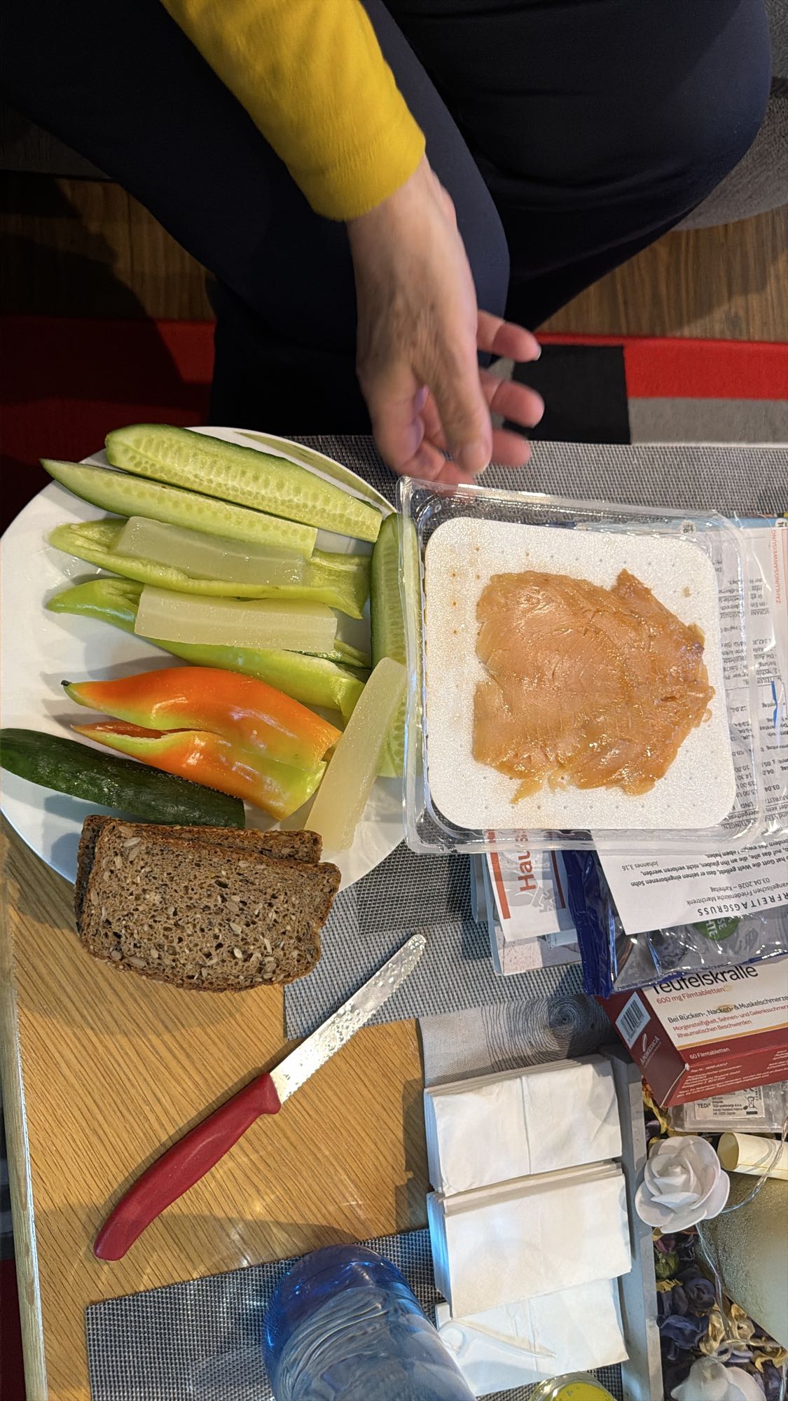 Hähnchen mit Rohkost