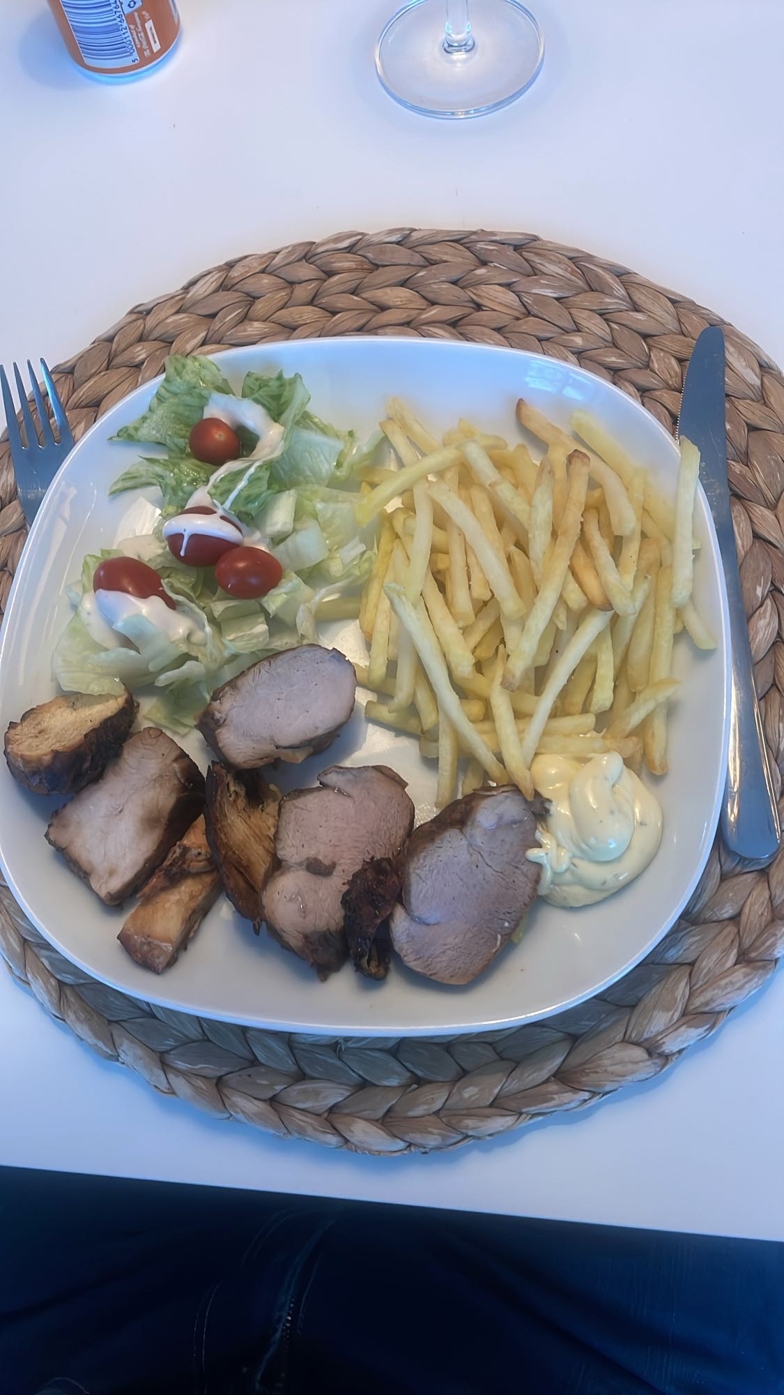 Fläsk med pommes