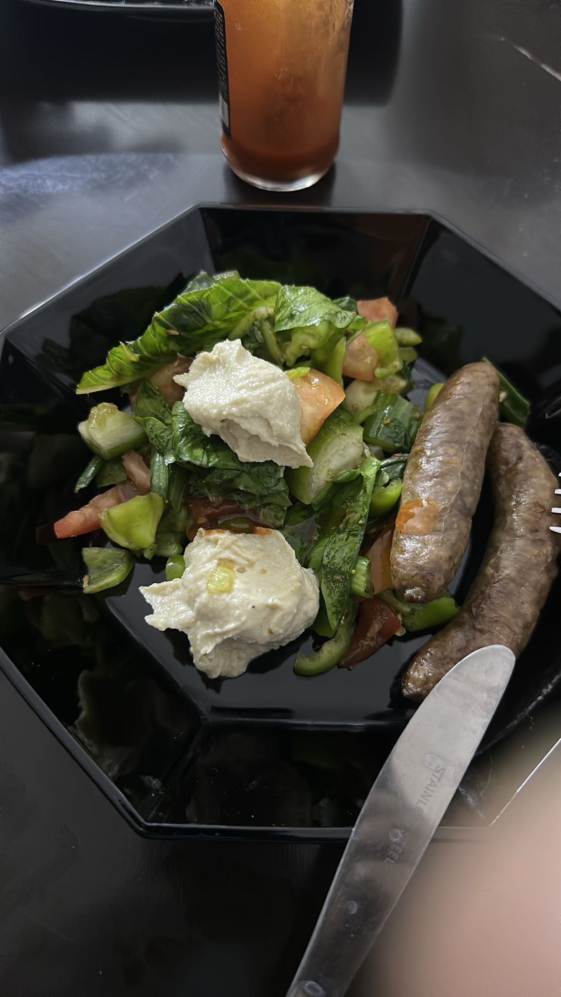 Sausage Salad Plate