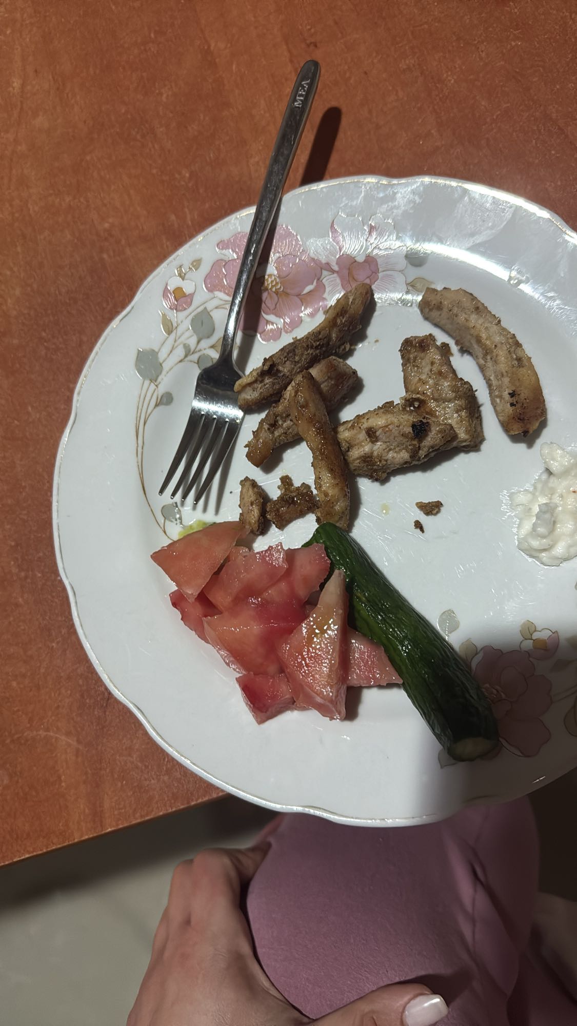 Grilled Pork Salad Plate