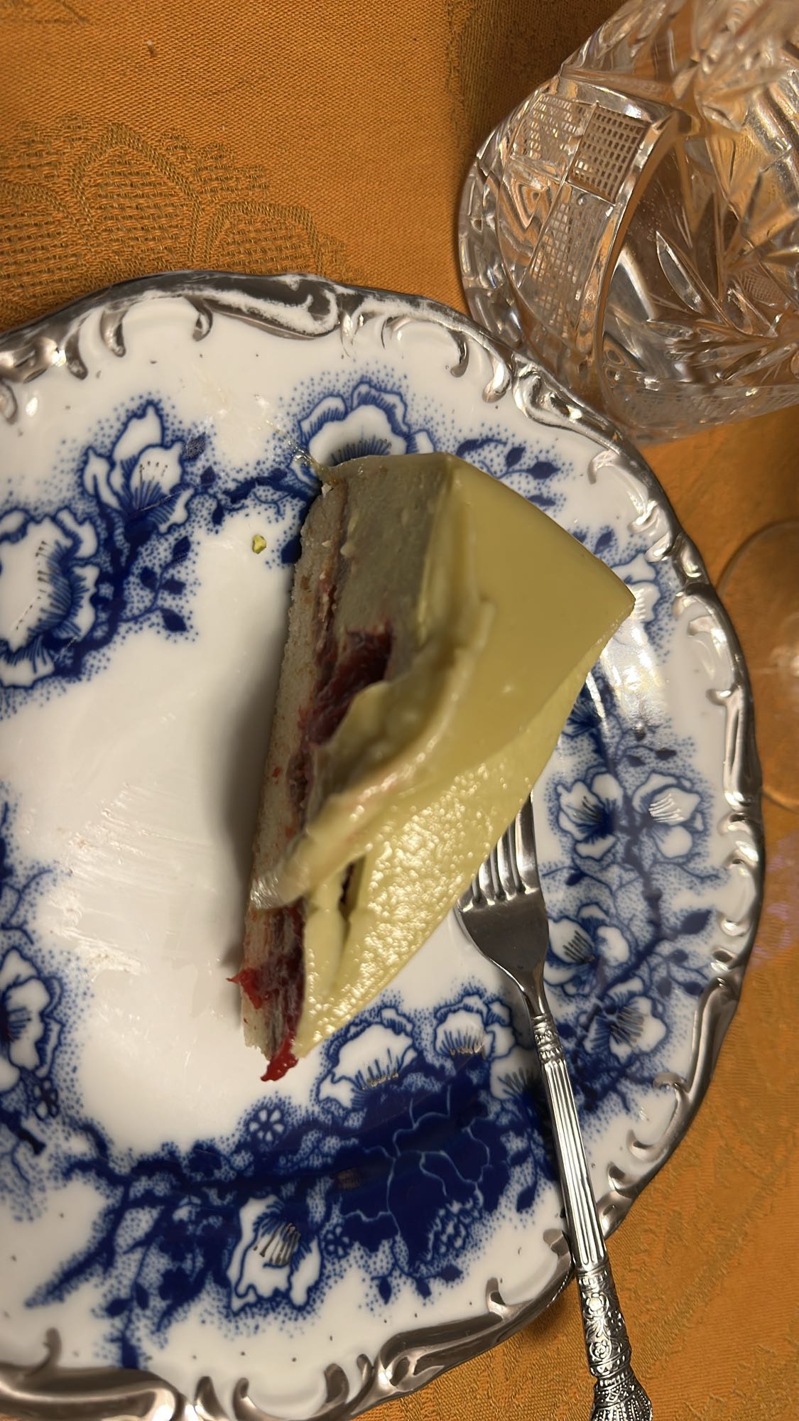 Berry Custard Cake