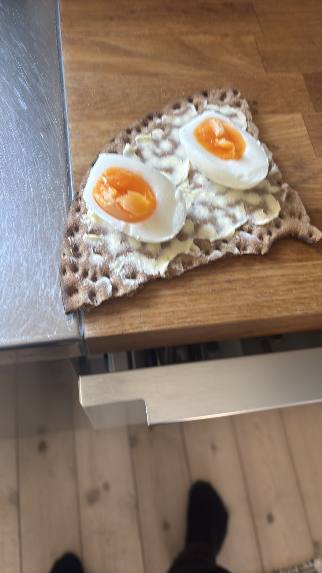 Knäcke med ägg