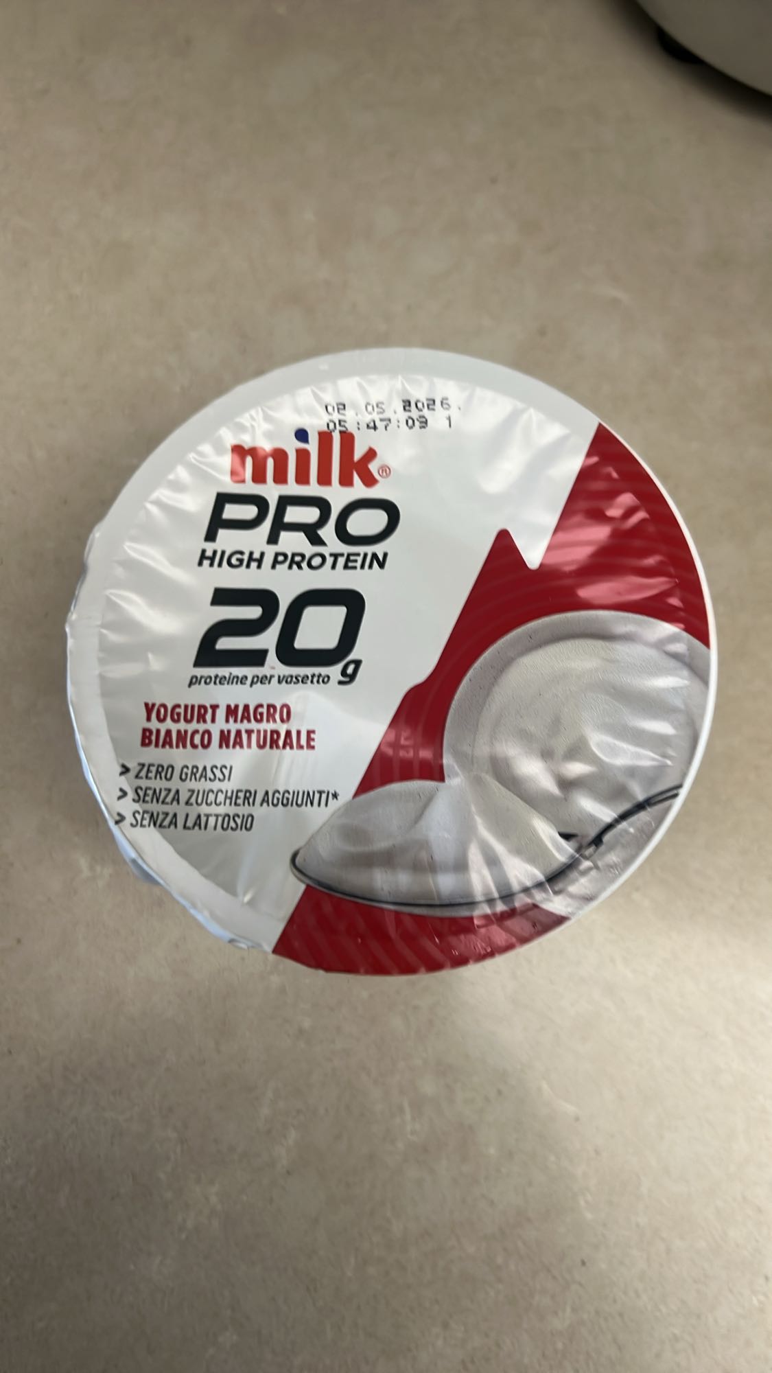 Yogurt proteico bianco