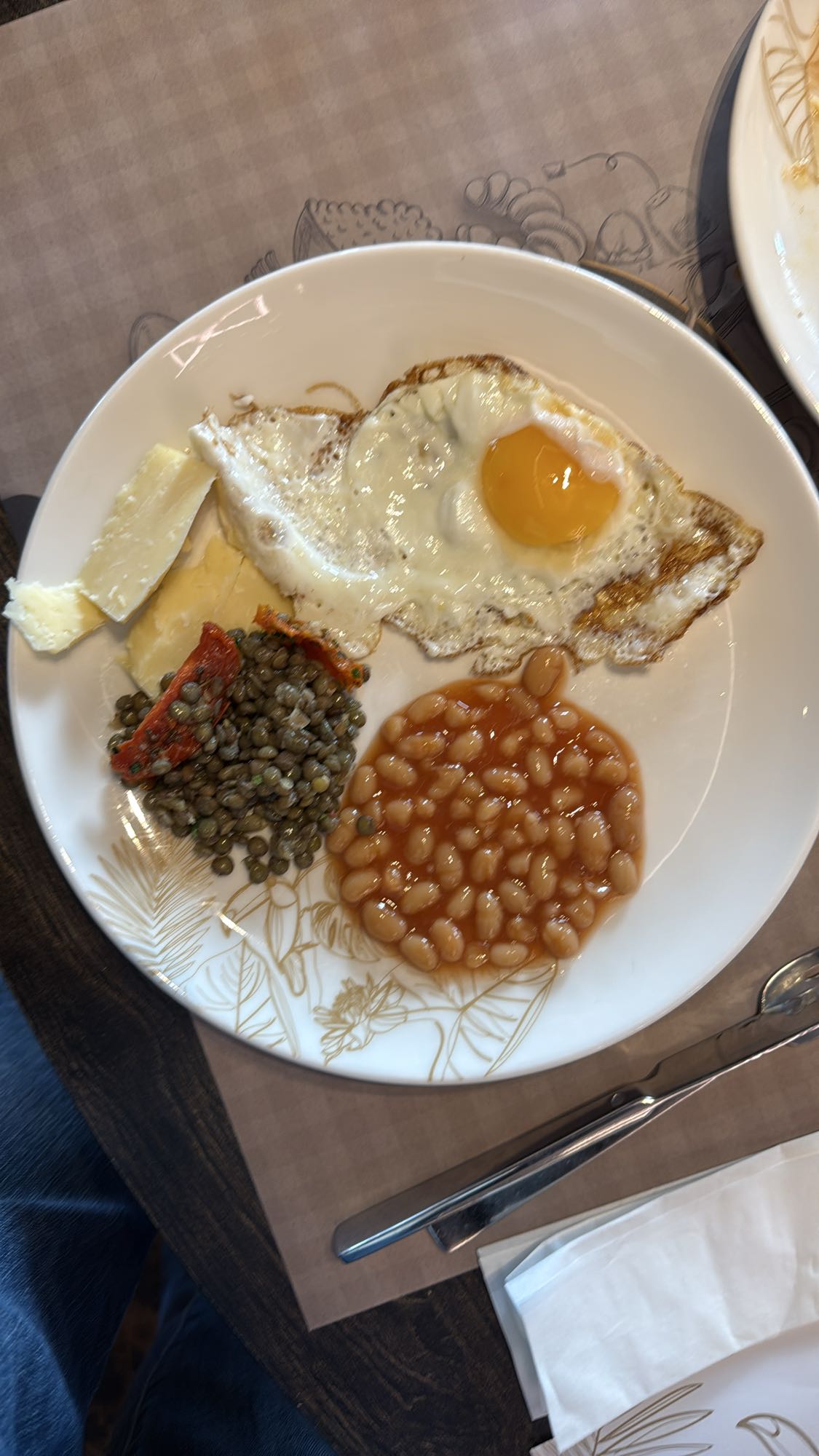 Eggs Beans Lentils Plate