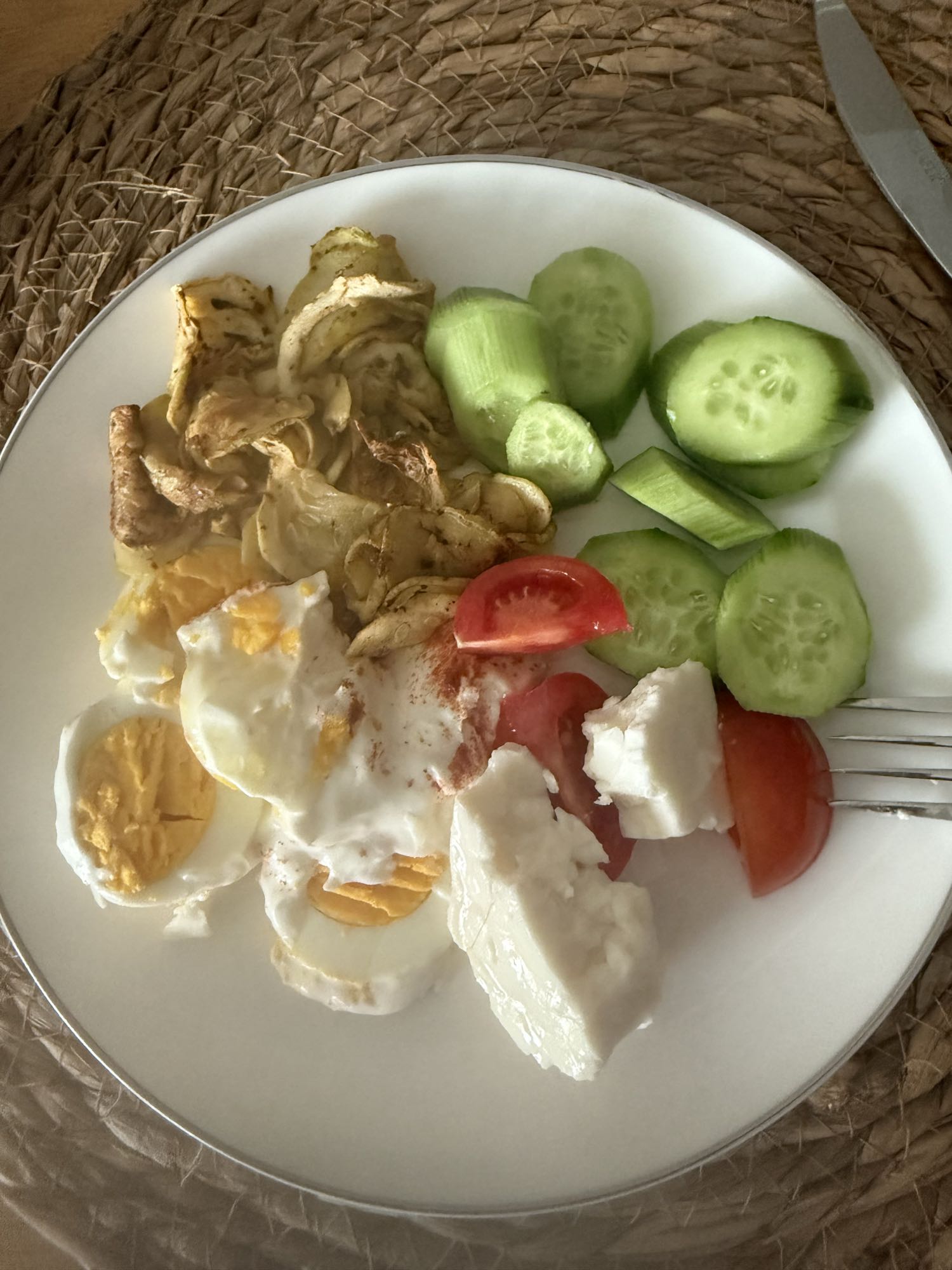 Yumurtalı Tavuk Tabağı