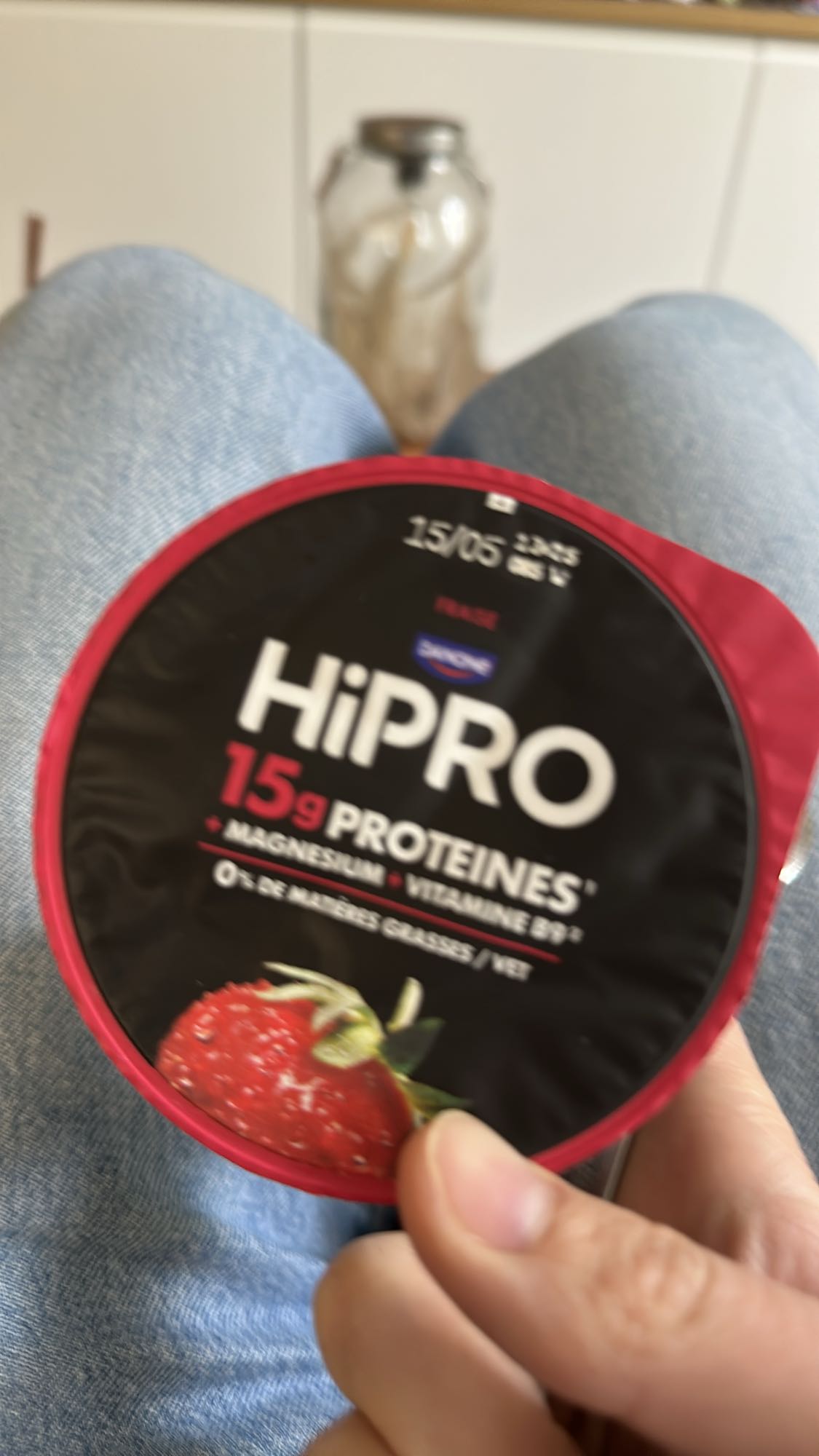 Yaourt protéiné fraise