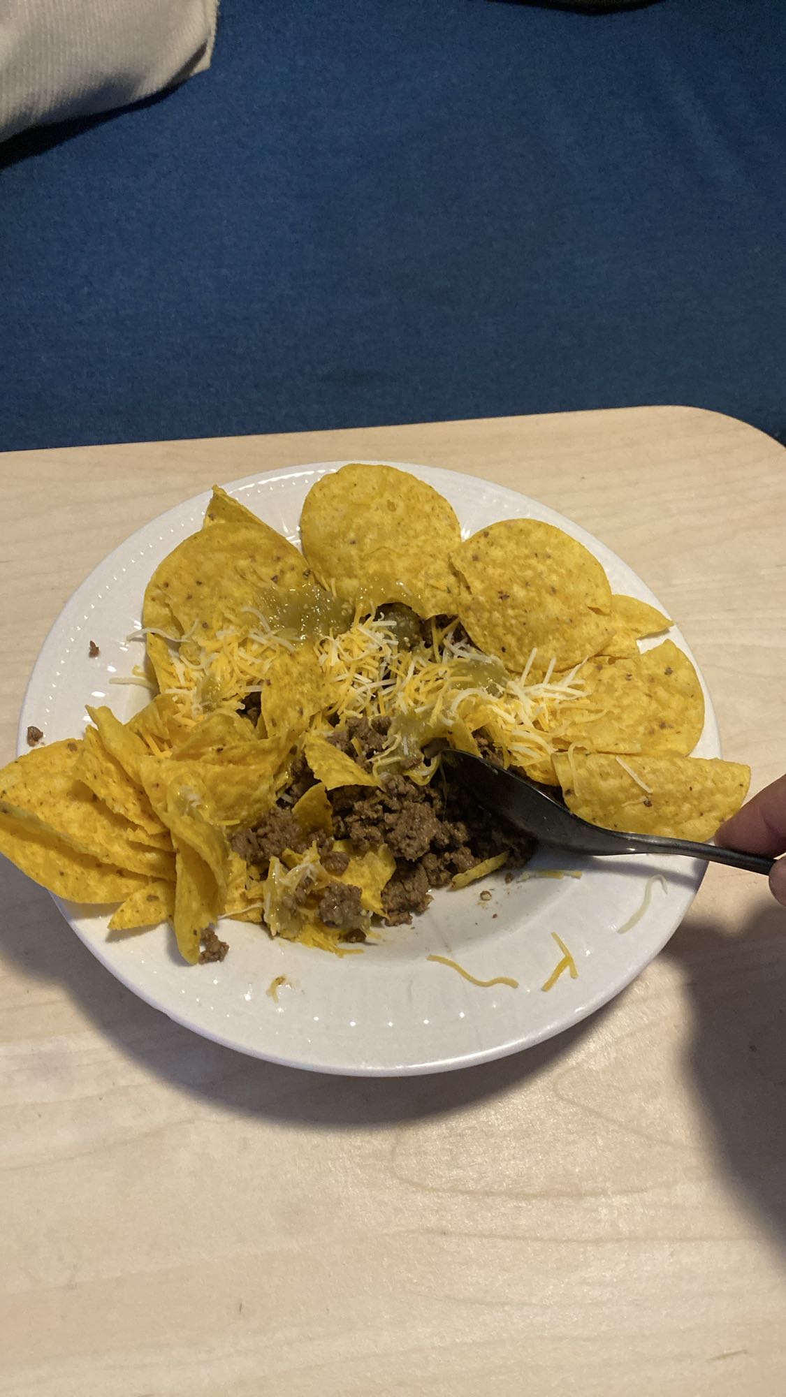 nachos con carne