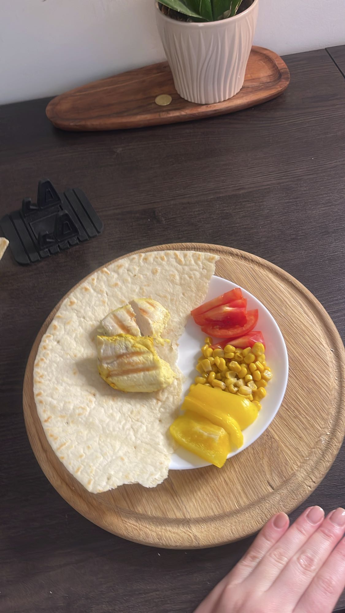 Лаваш с курицей