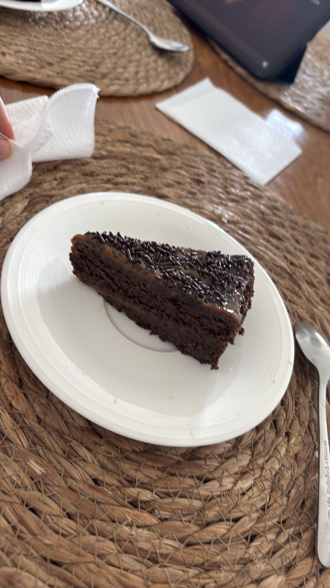 pastel de chocolate