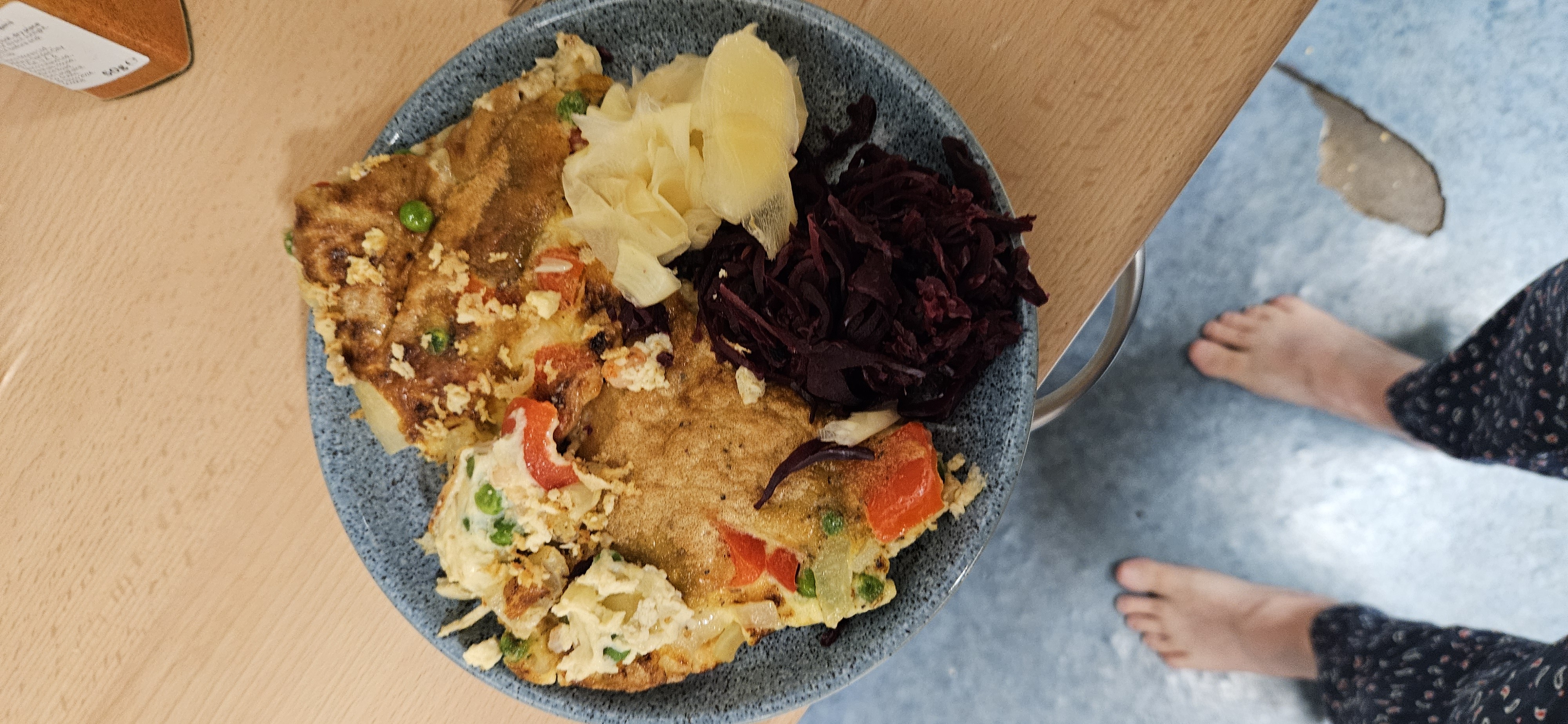 Veggie Omelette Plate