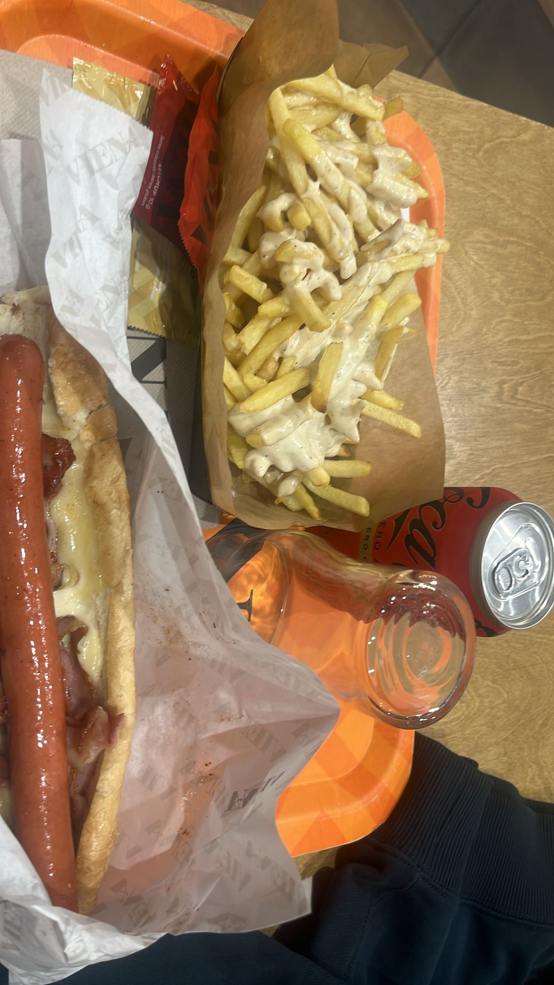 perrito con papas