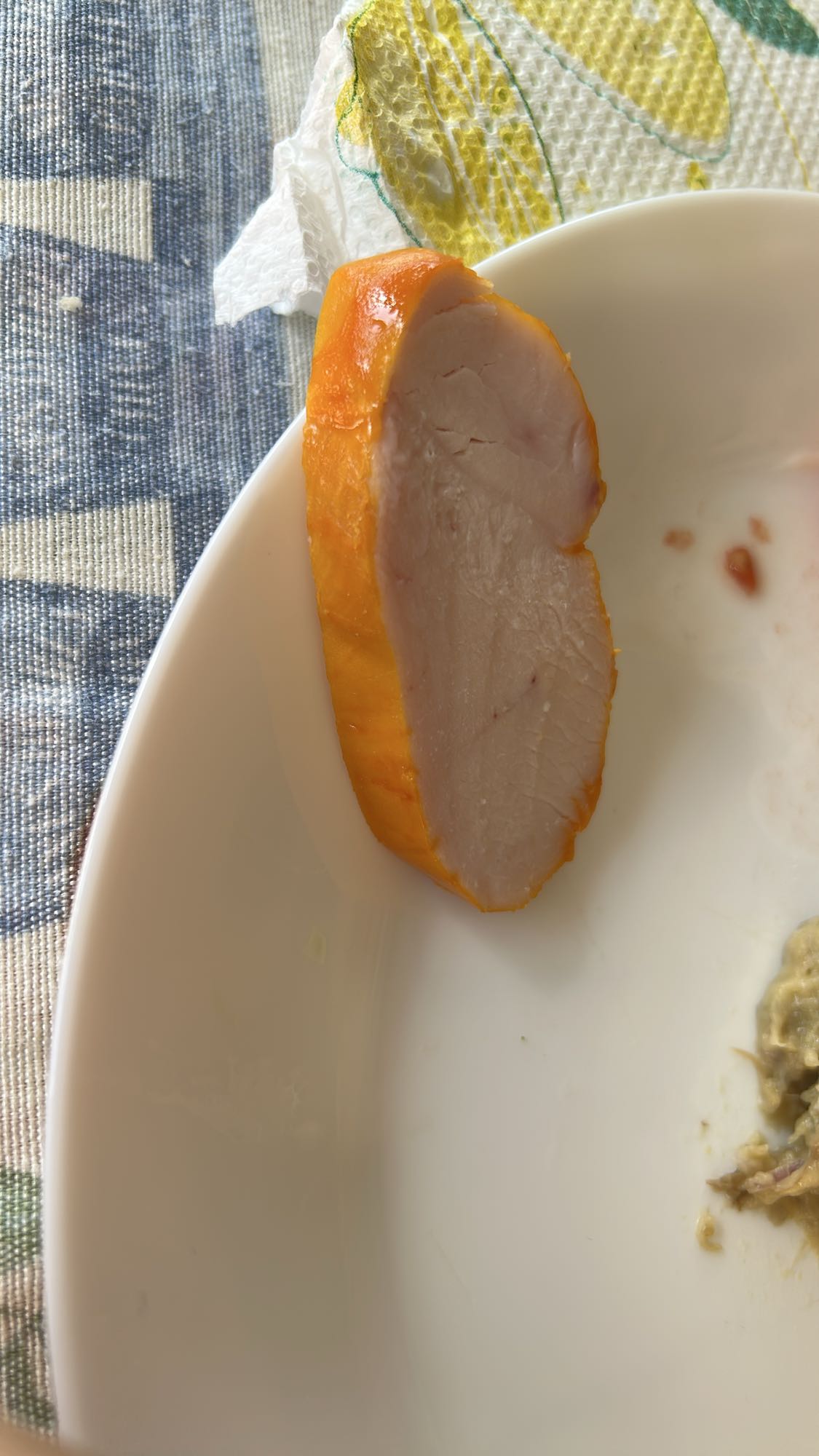 Felie piept de pui afumat